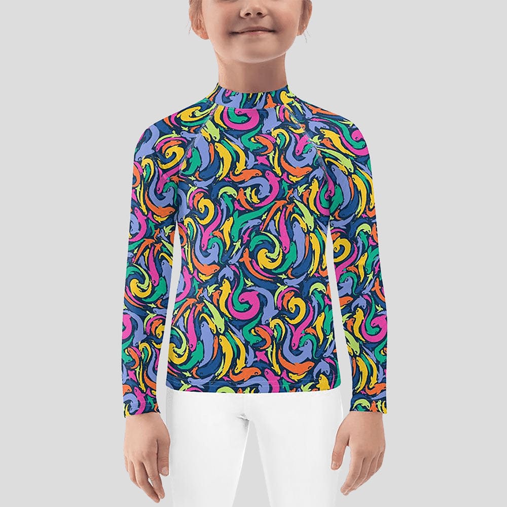 Koi Pond Kids Rash Guard (POD)