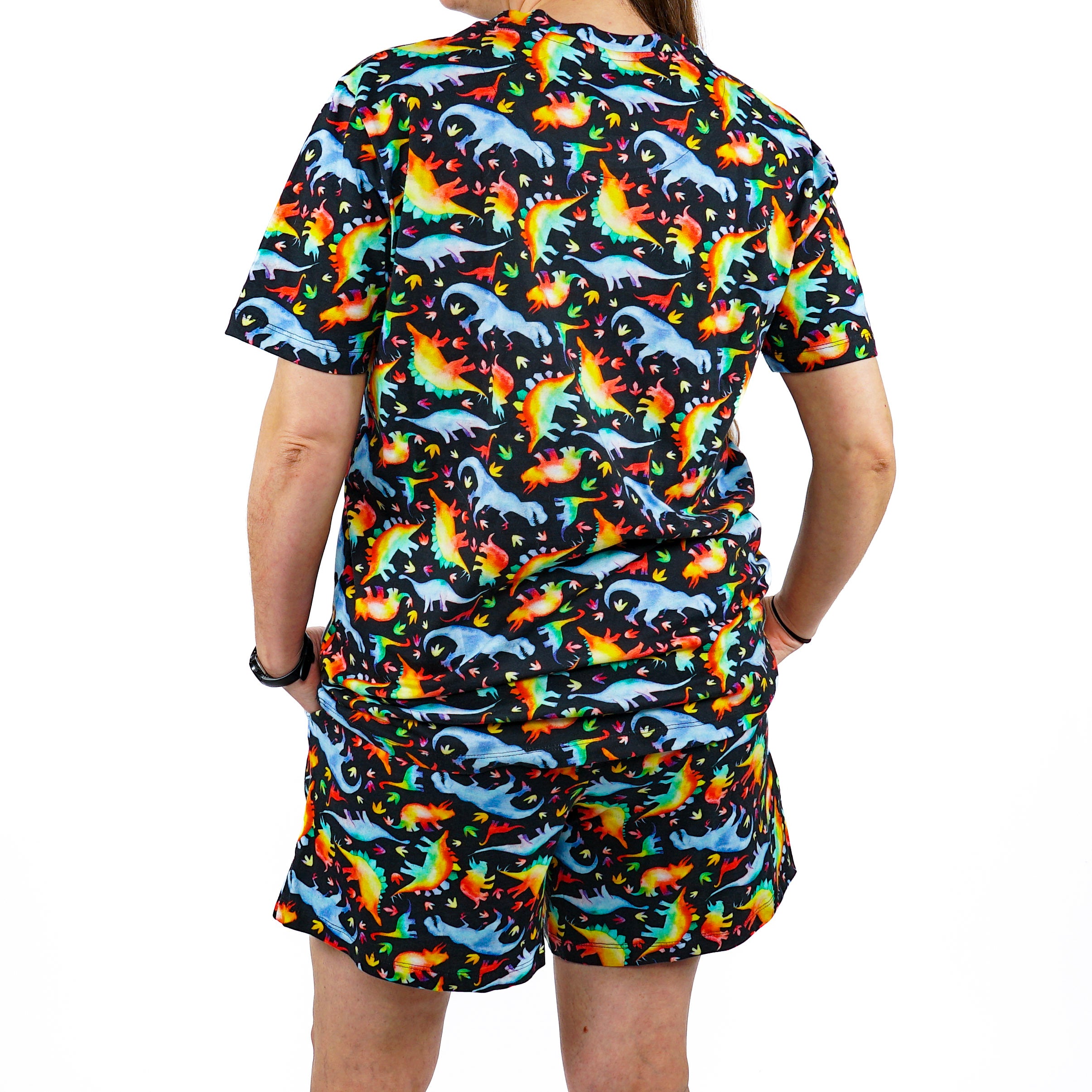 Rainbowsaurus Adults Pajamas Set