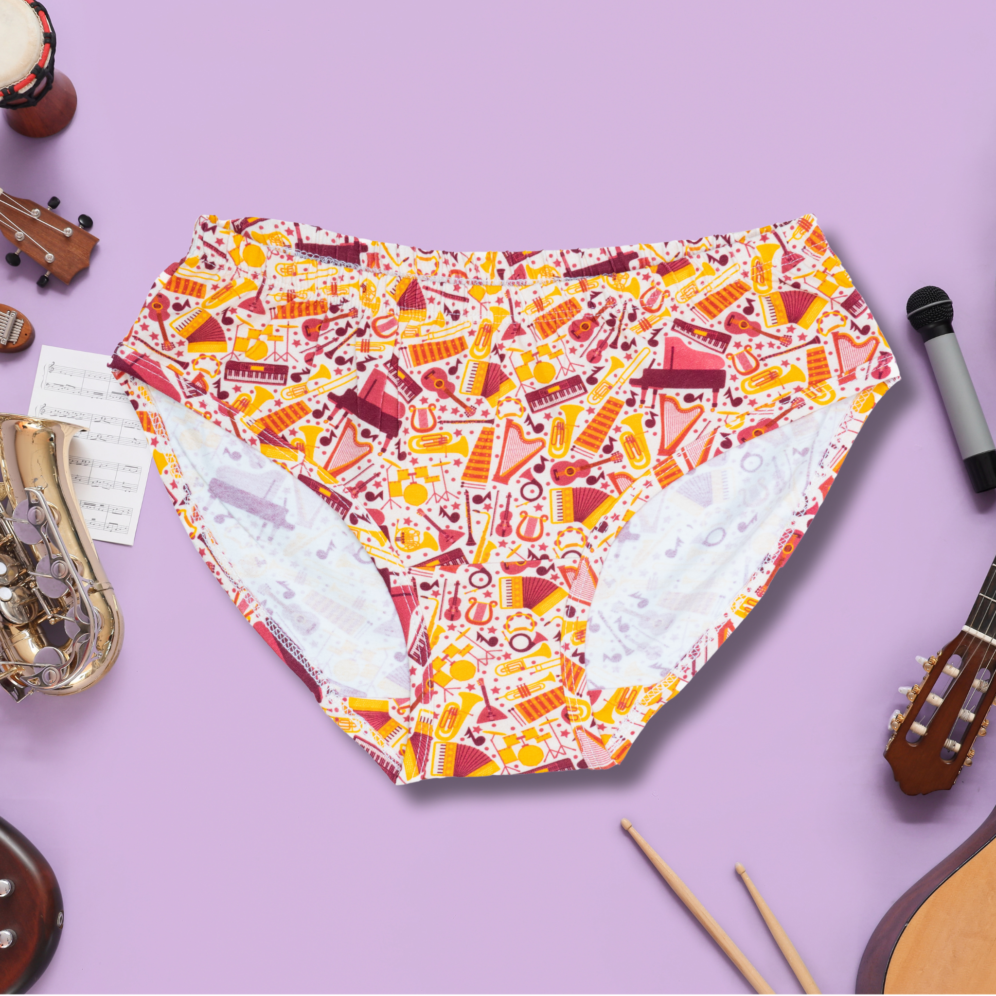 Music & Theatre Kids Underwear- 3 Pack