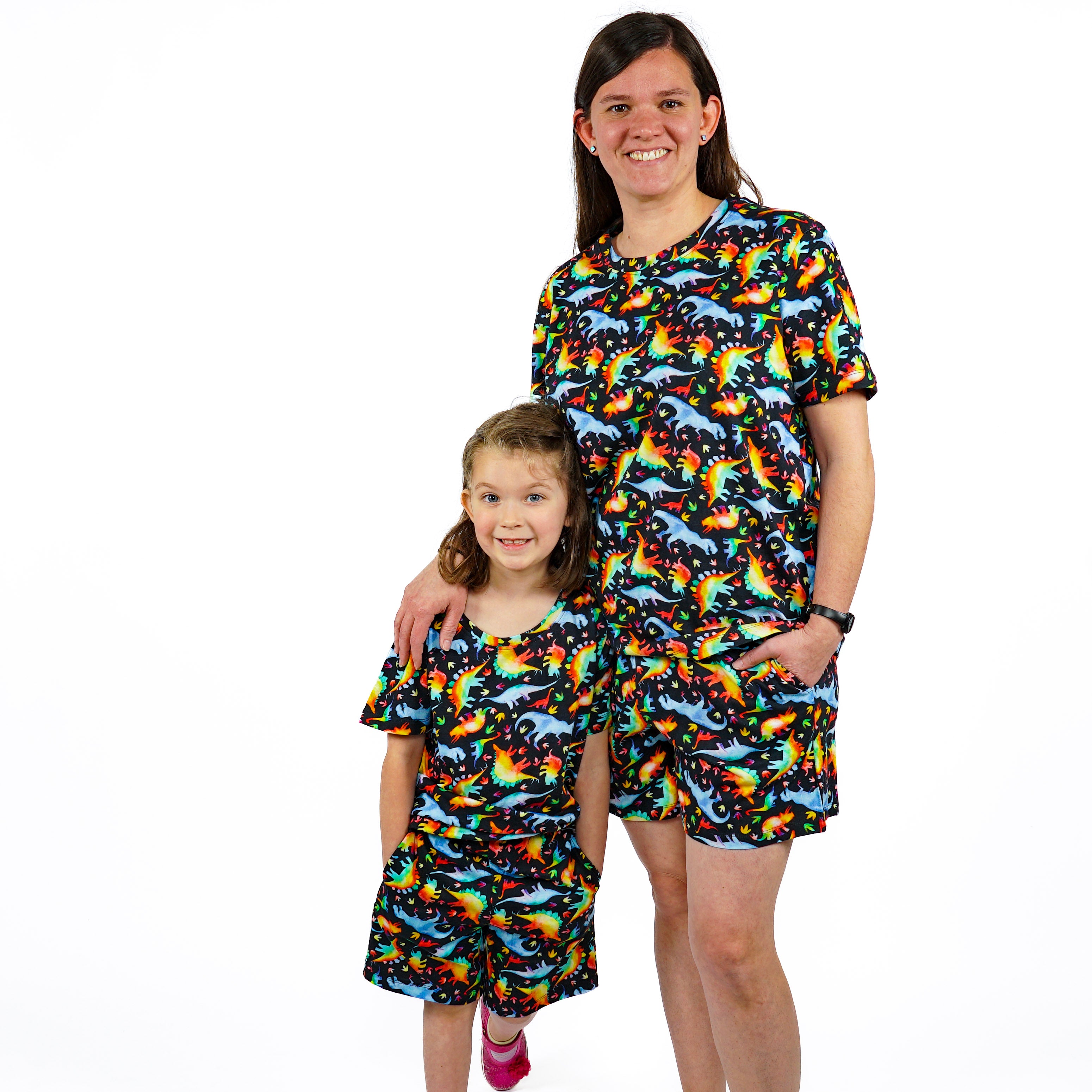 Rainbowsaurus Adults Pajamas Set