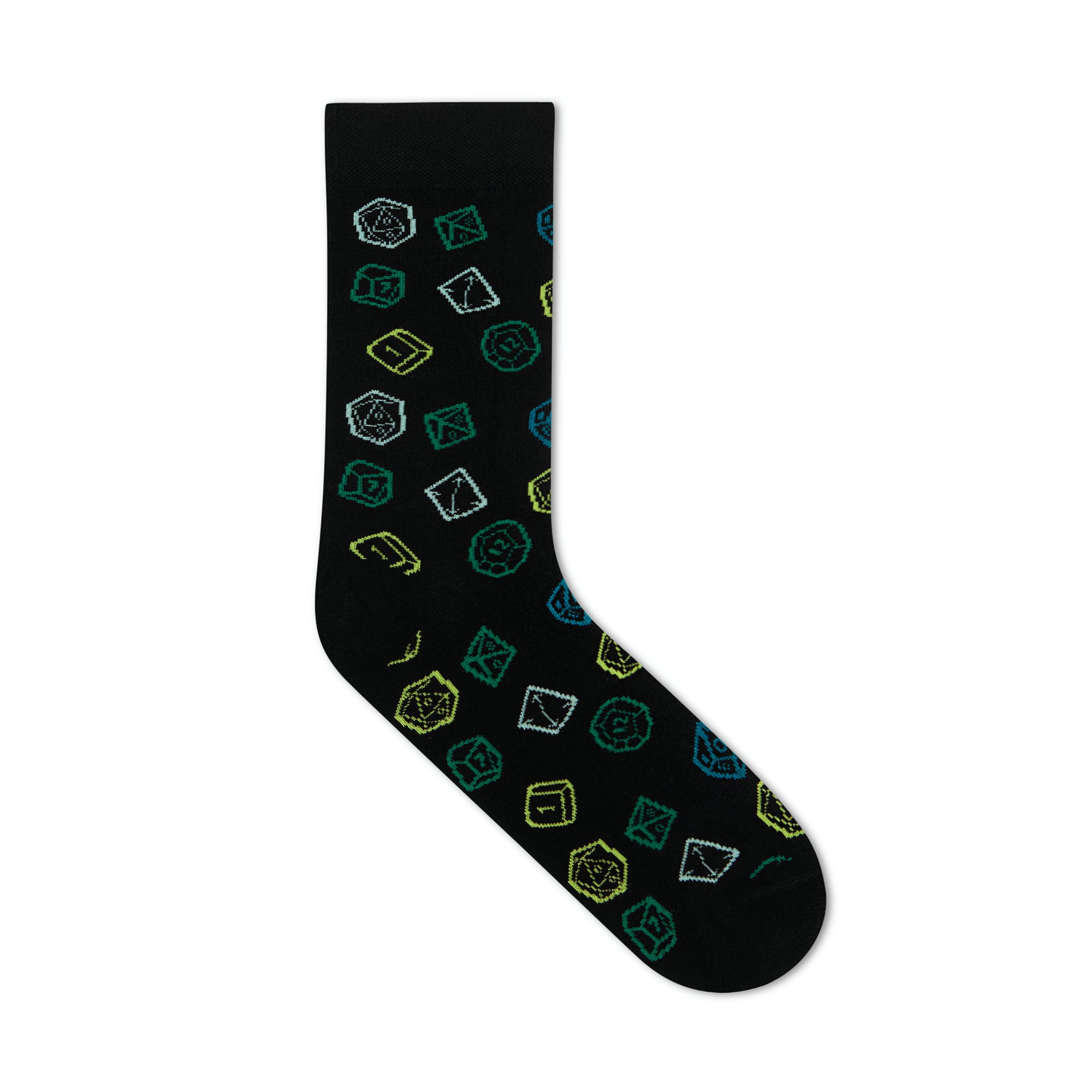 Green Dice Socks