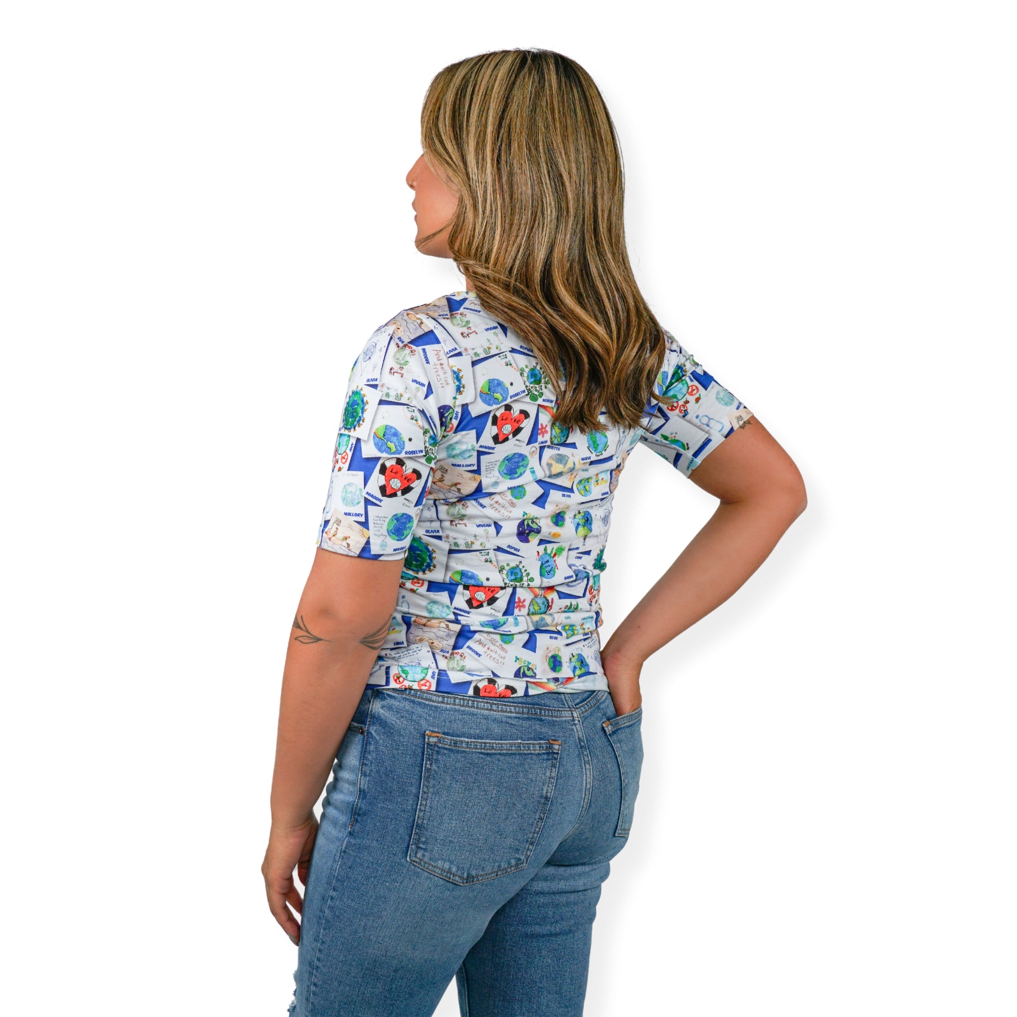 Save The Earth Kids' Art Tunic Top