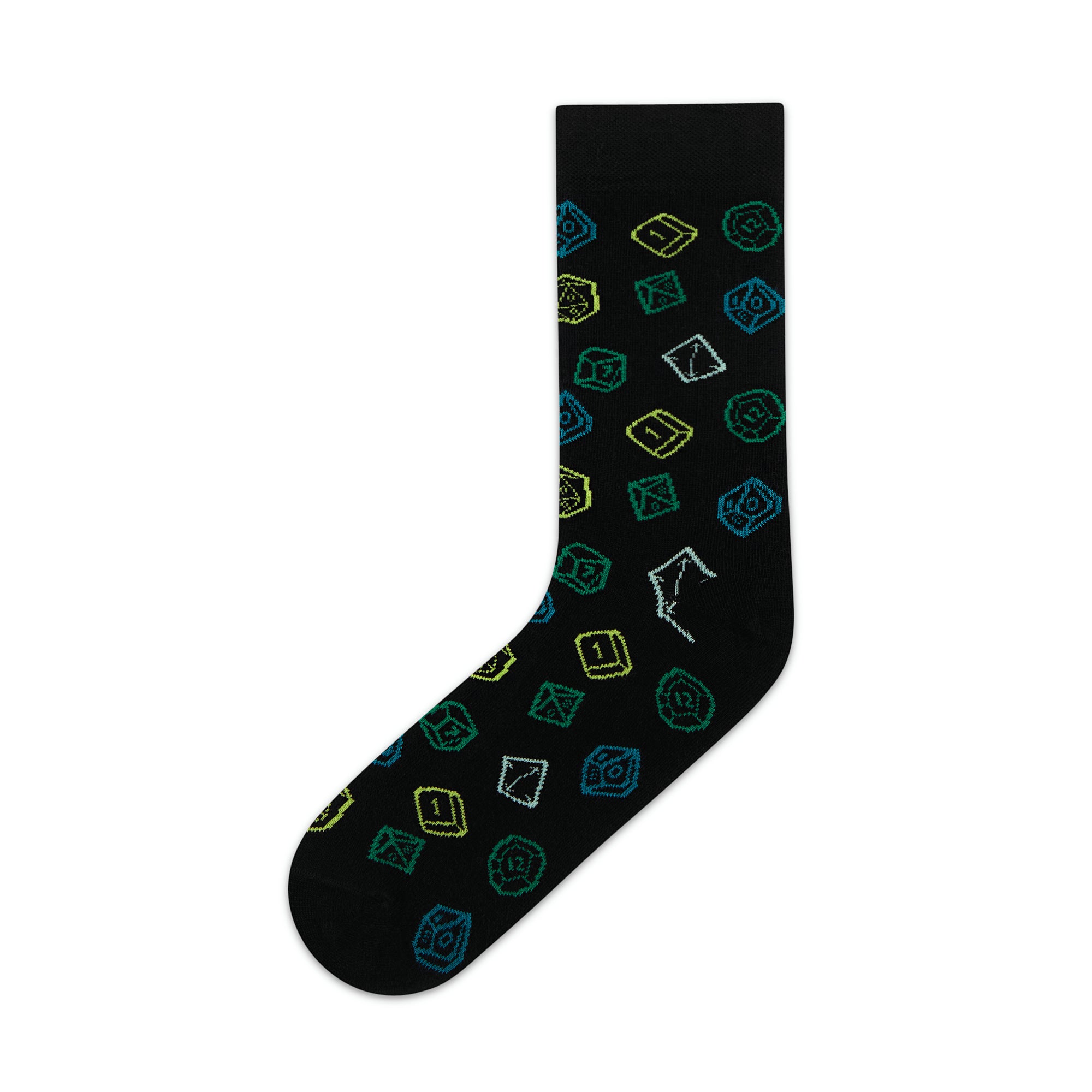 Green Dice Socks