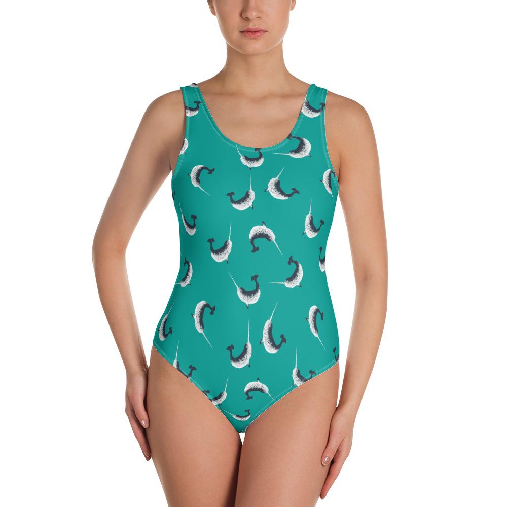 Narwhals One-Piece Swimsuit (POD)