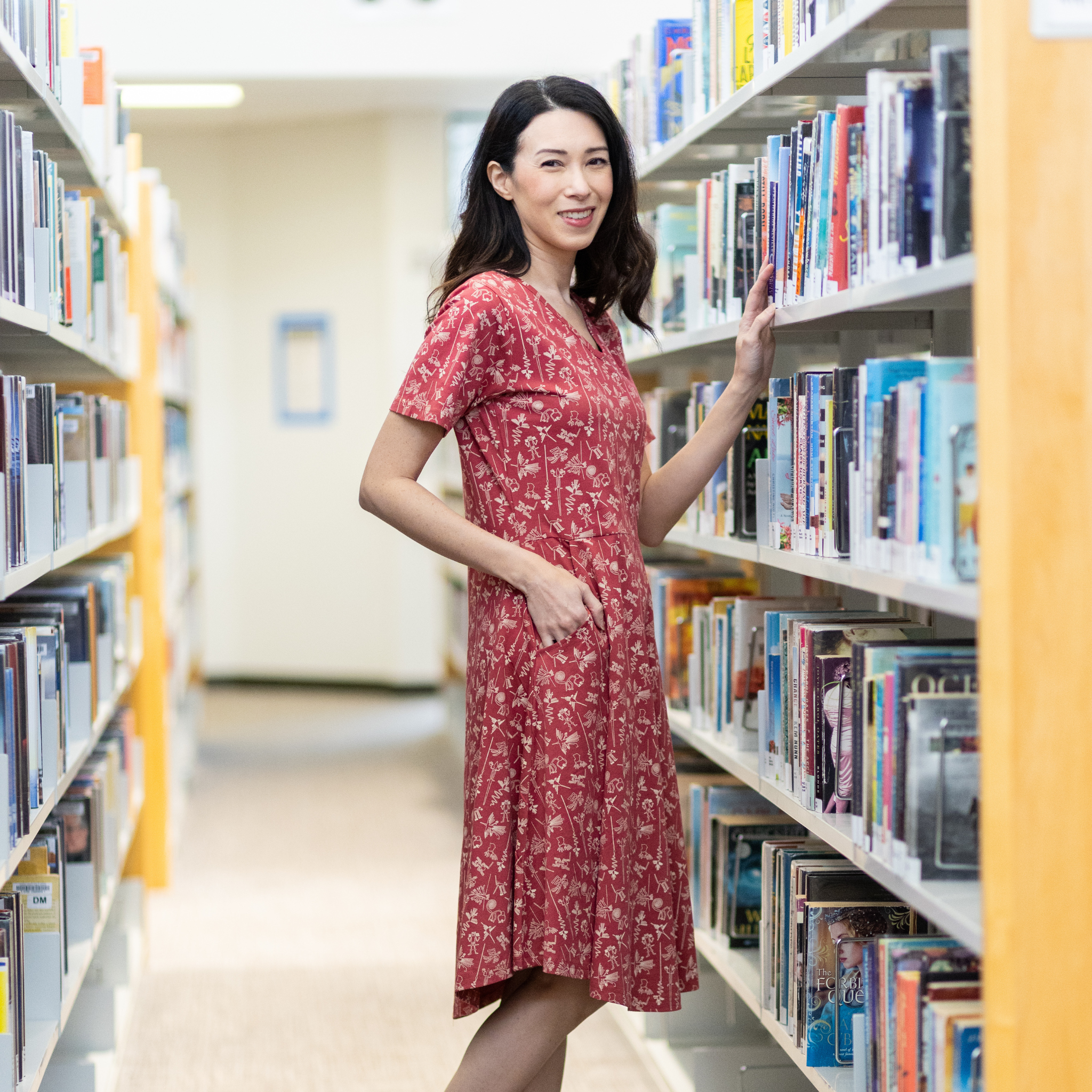 Nazca Lines Fit & Flare Dress