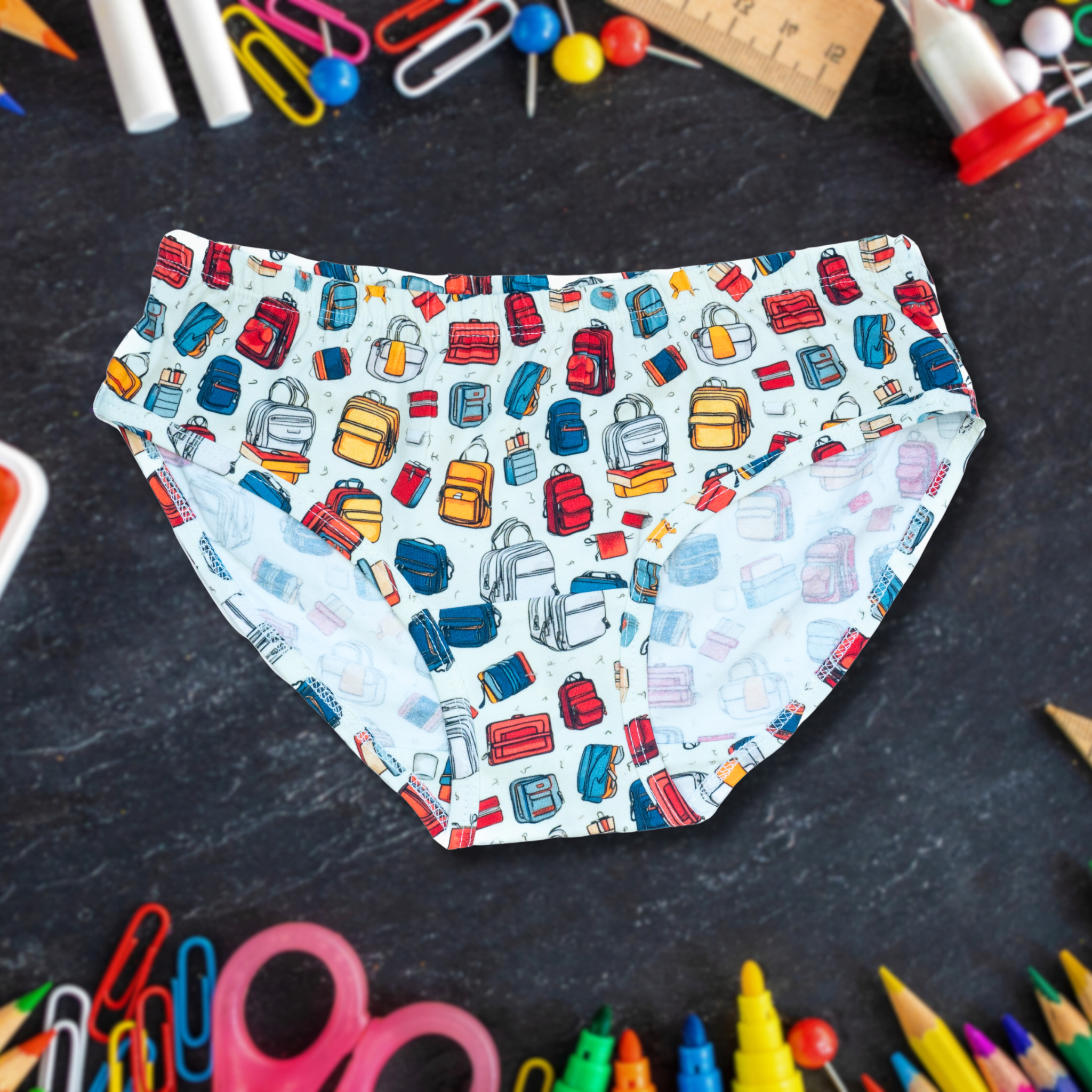 School Fun Kids Underwear - 3 Pack