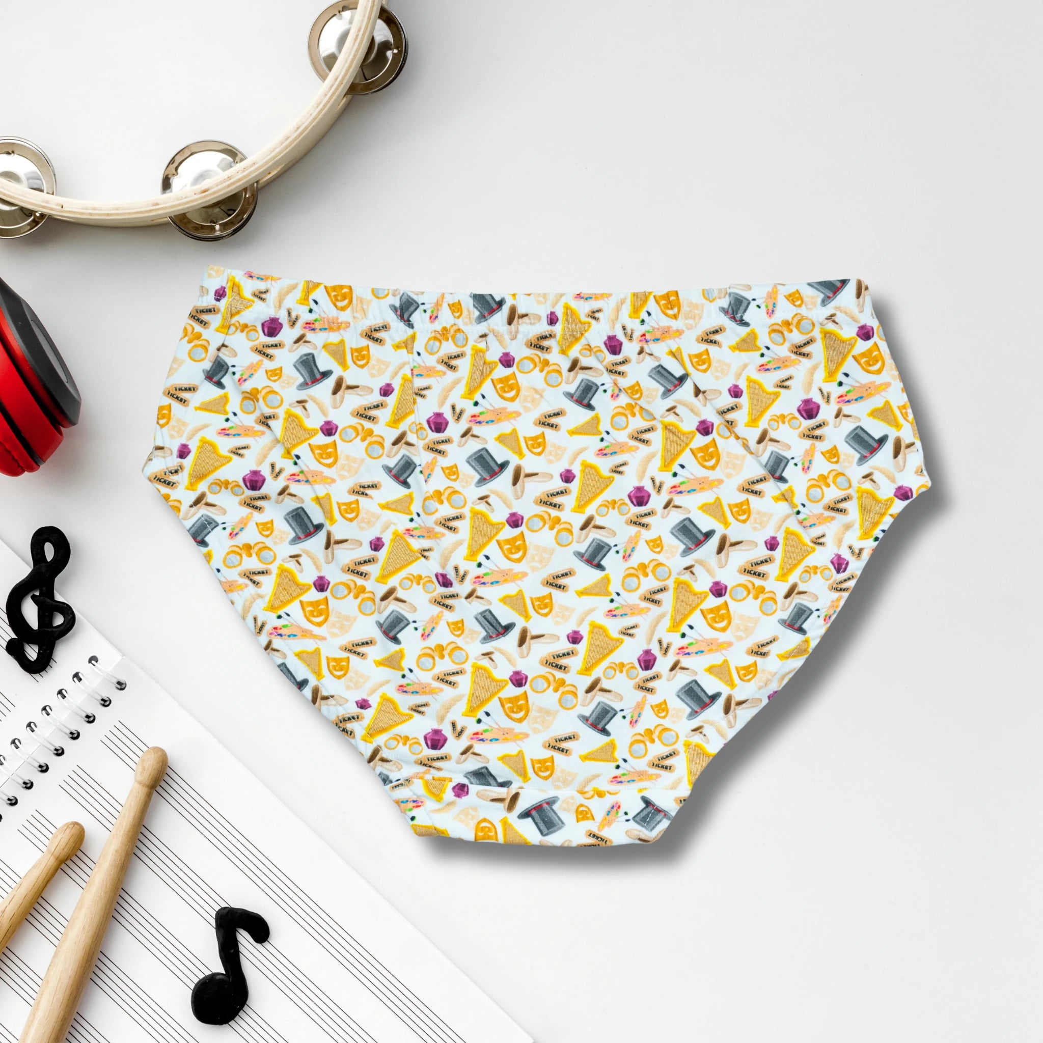 Music & Theatre Adults Underwear- 3 Pack