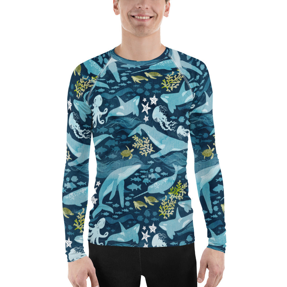 Ocean Life Unisex Rash Guard (POD)