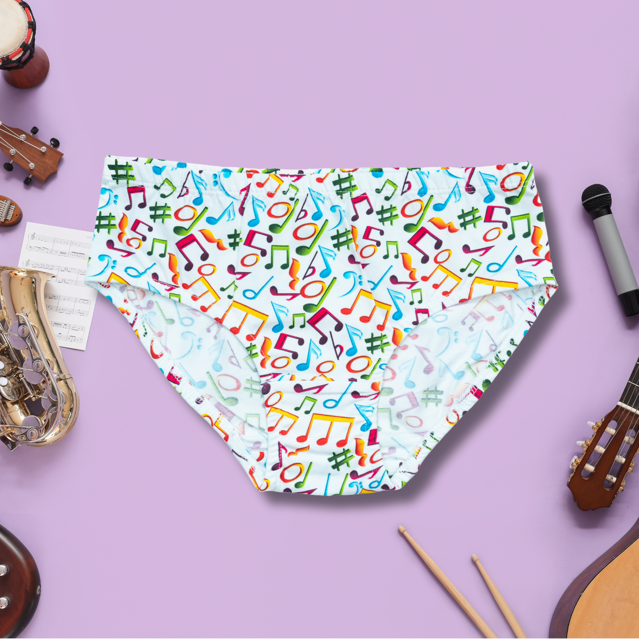 Music & Theatre Kids Underwear- 3 Pack