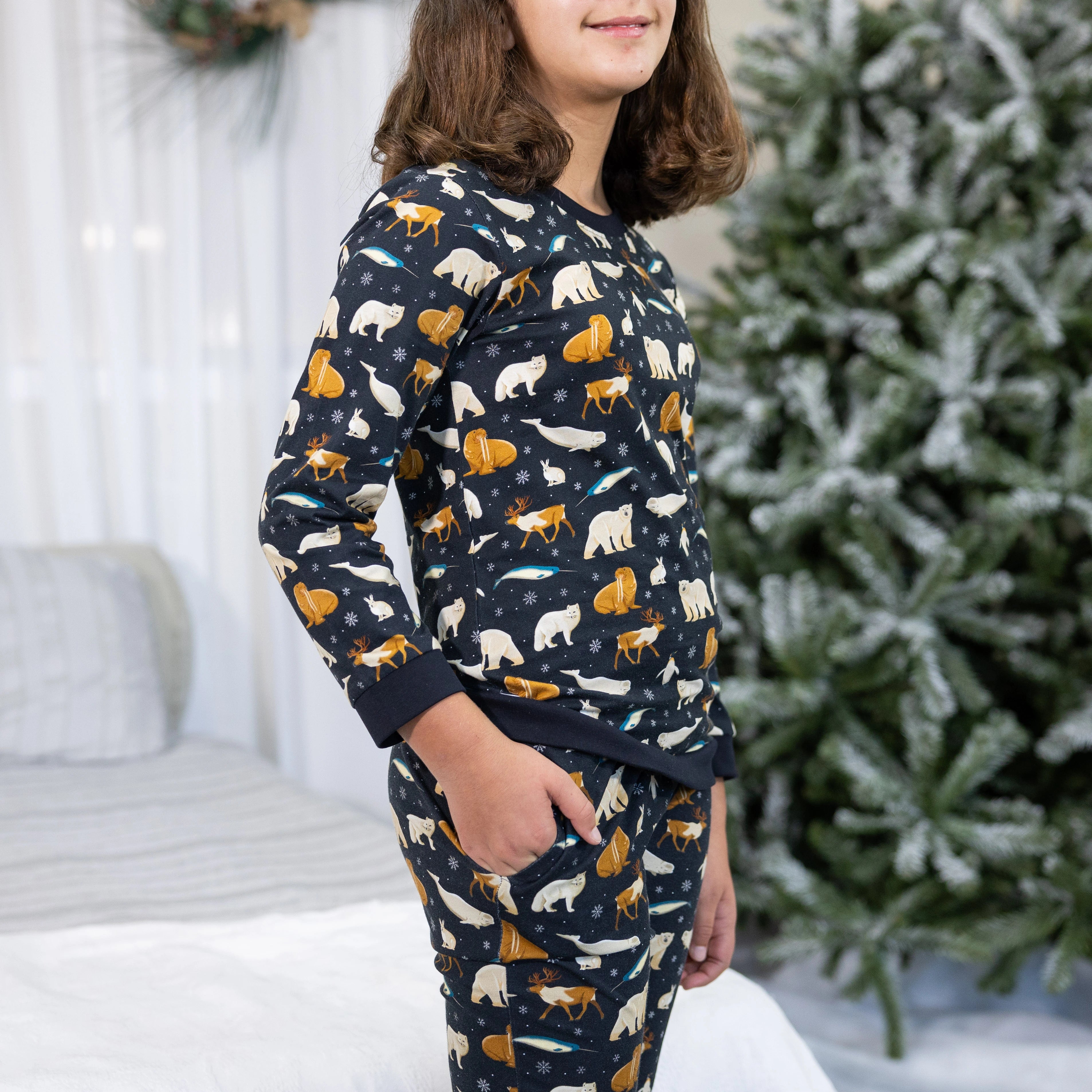 Arctic Animals Kids Pajamas Set