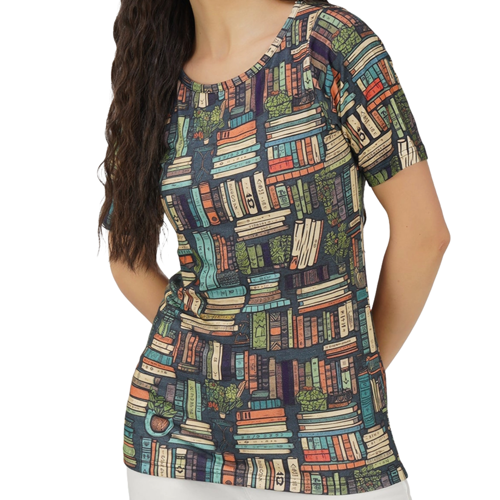Botanical Library Tunic Top