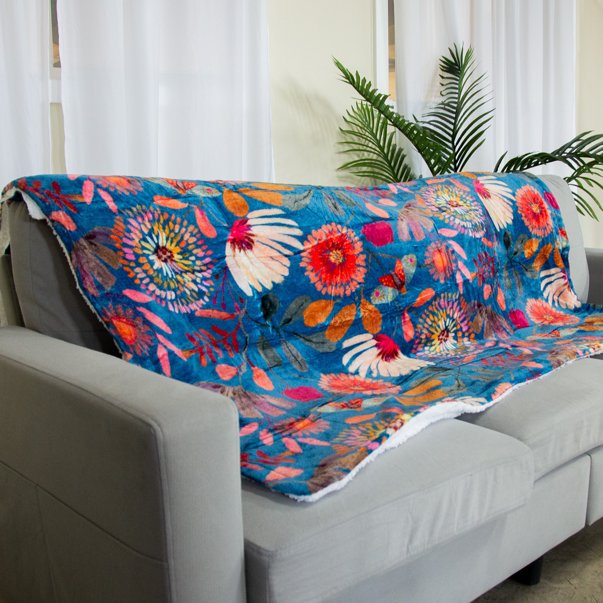Botanical Blooms Blanket