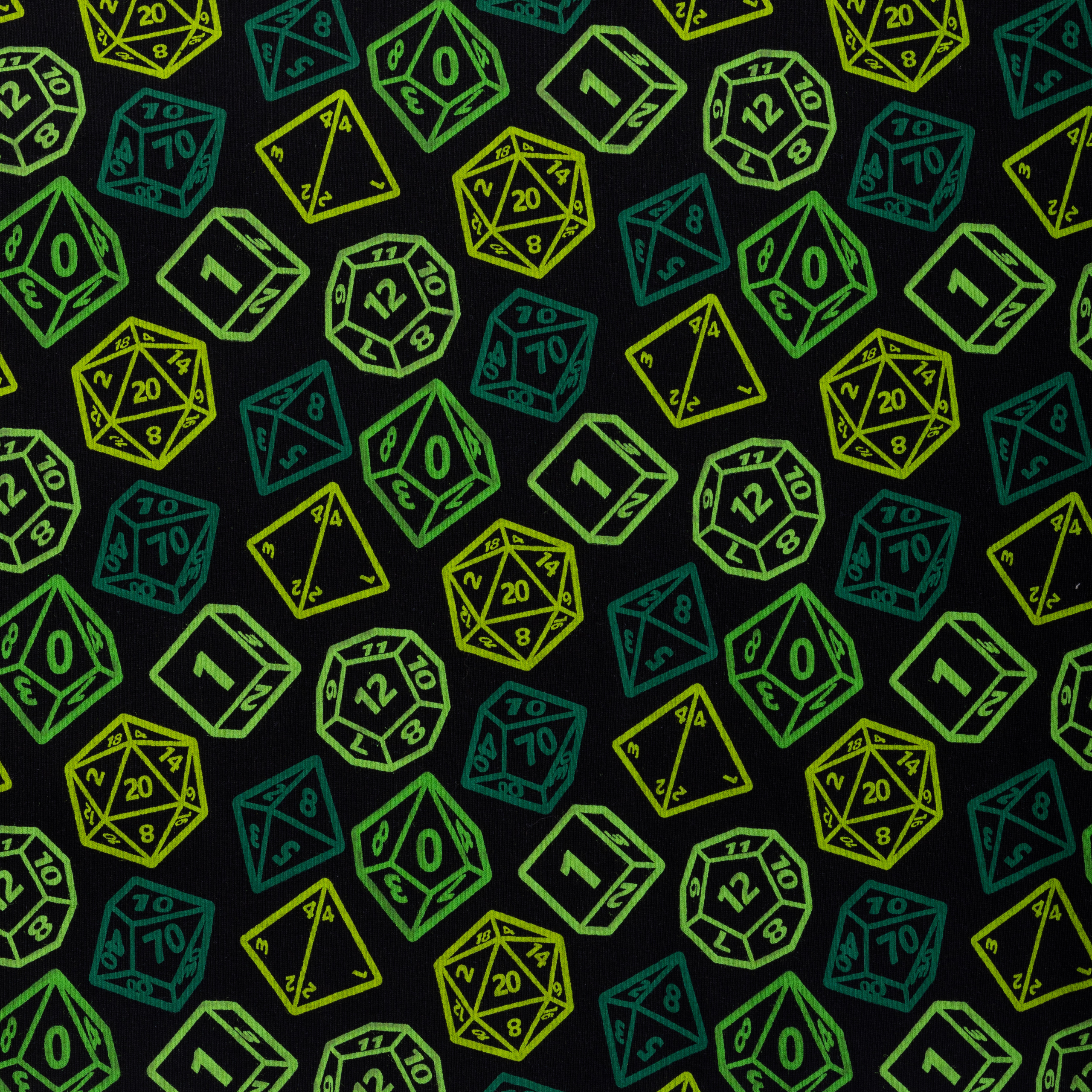 Green Dice Twirl Dress