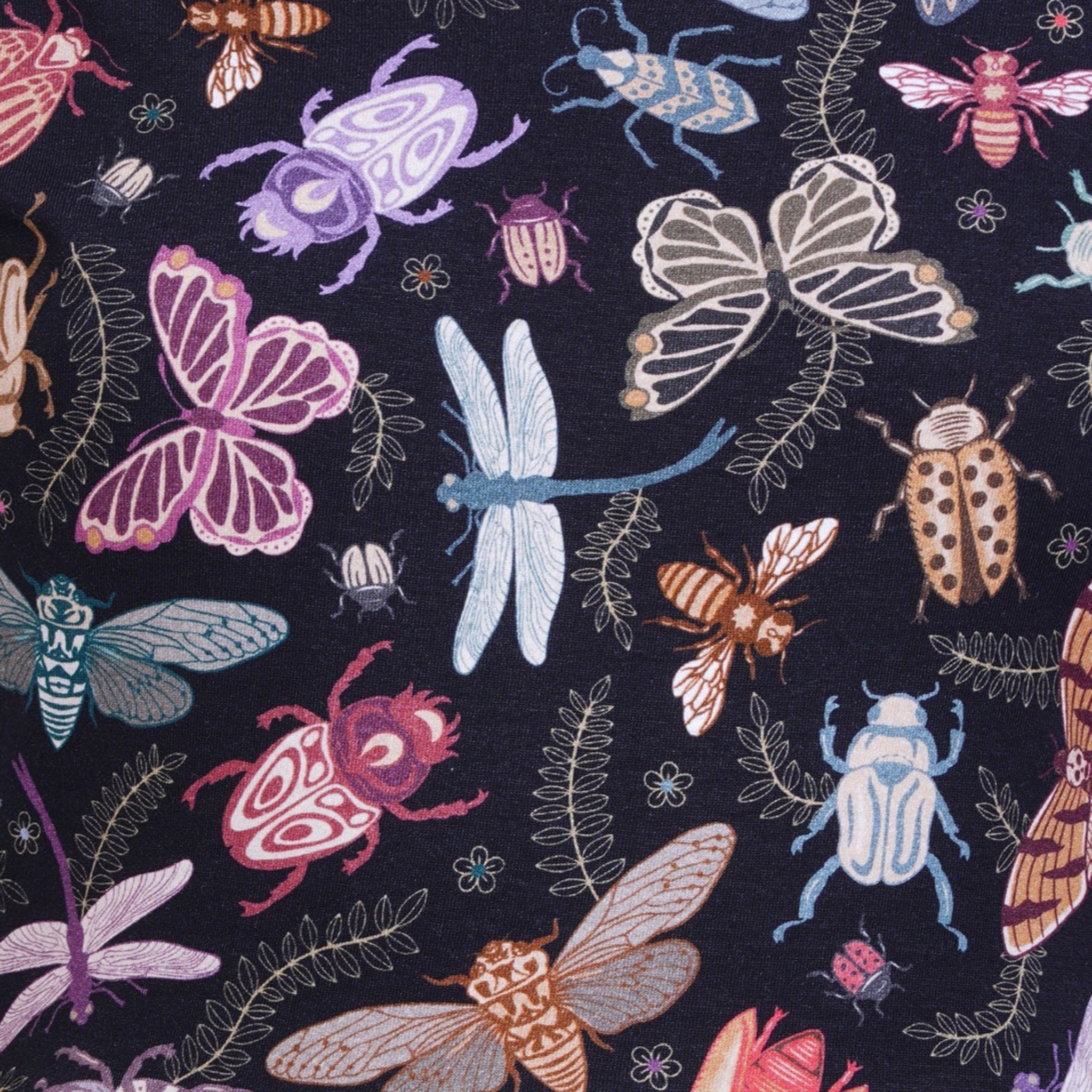 Doodle Bugs A-Line Dress with Pockets