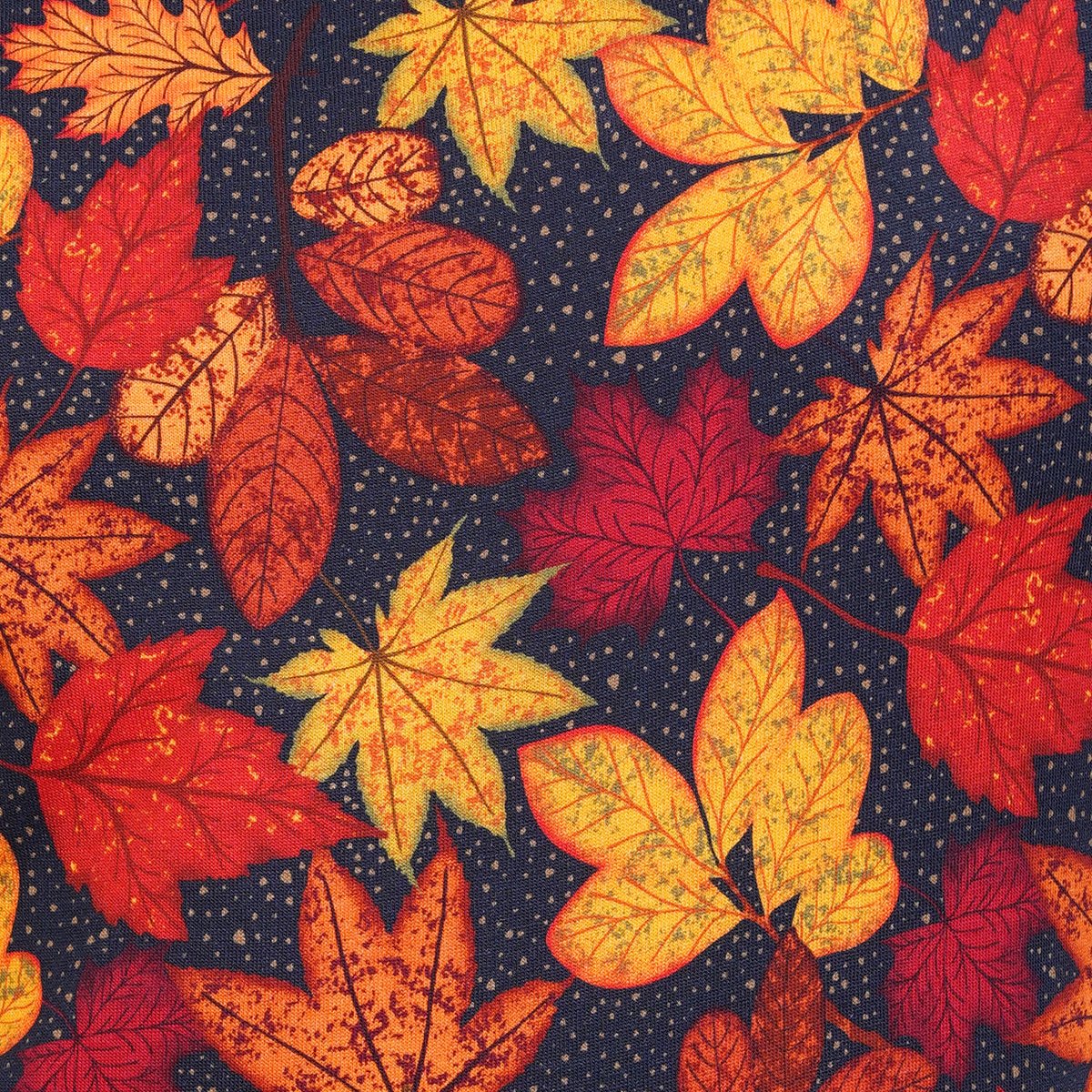 Autumn Leaves Kids A-Line Dress