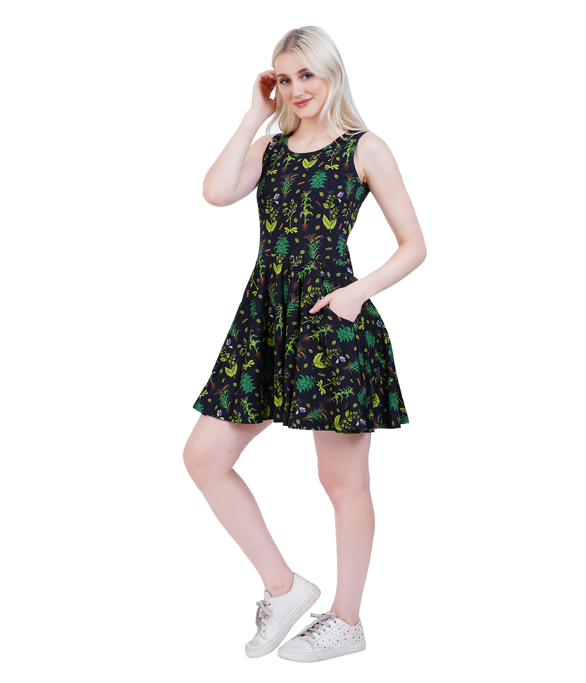 Genetic Plants Skater Dress