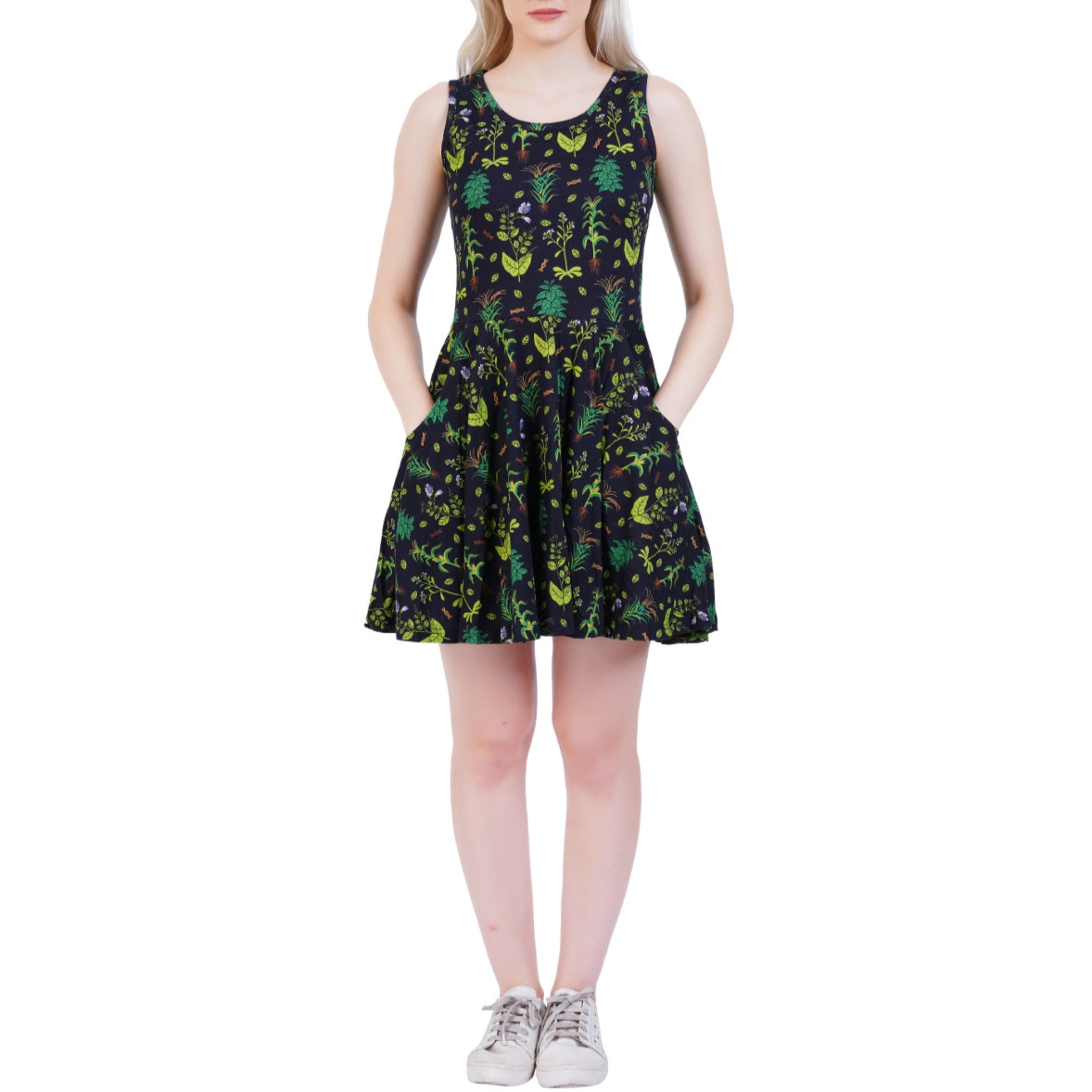 Genetic Plants Skater Dress
