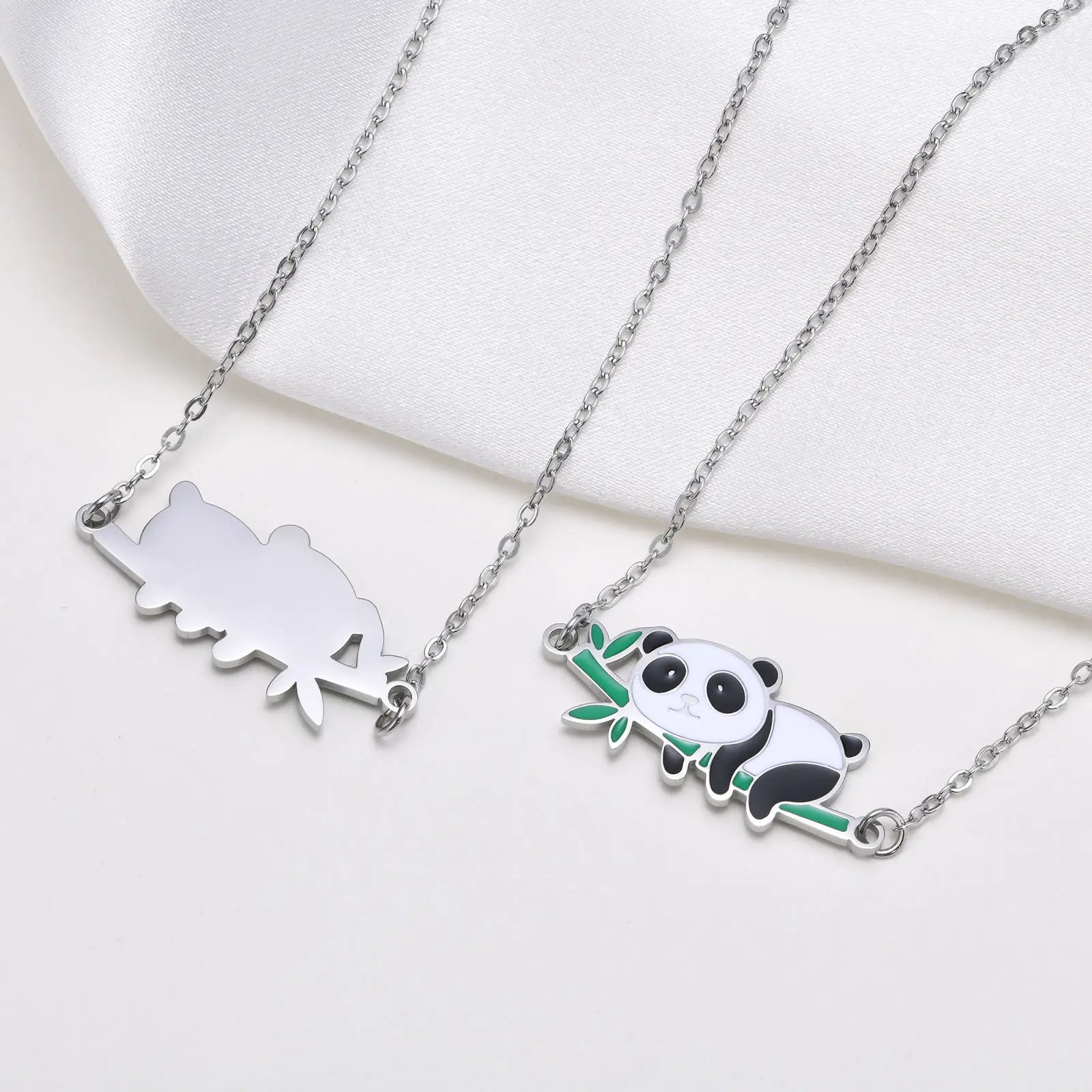 Panda Stainless Steel Necklace