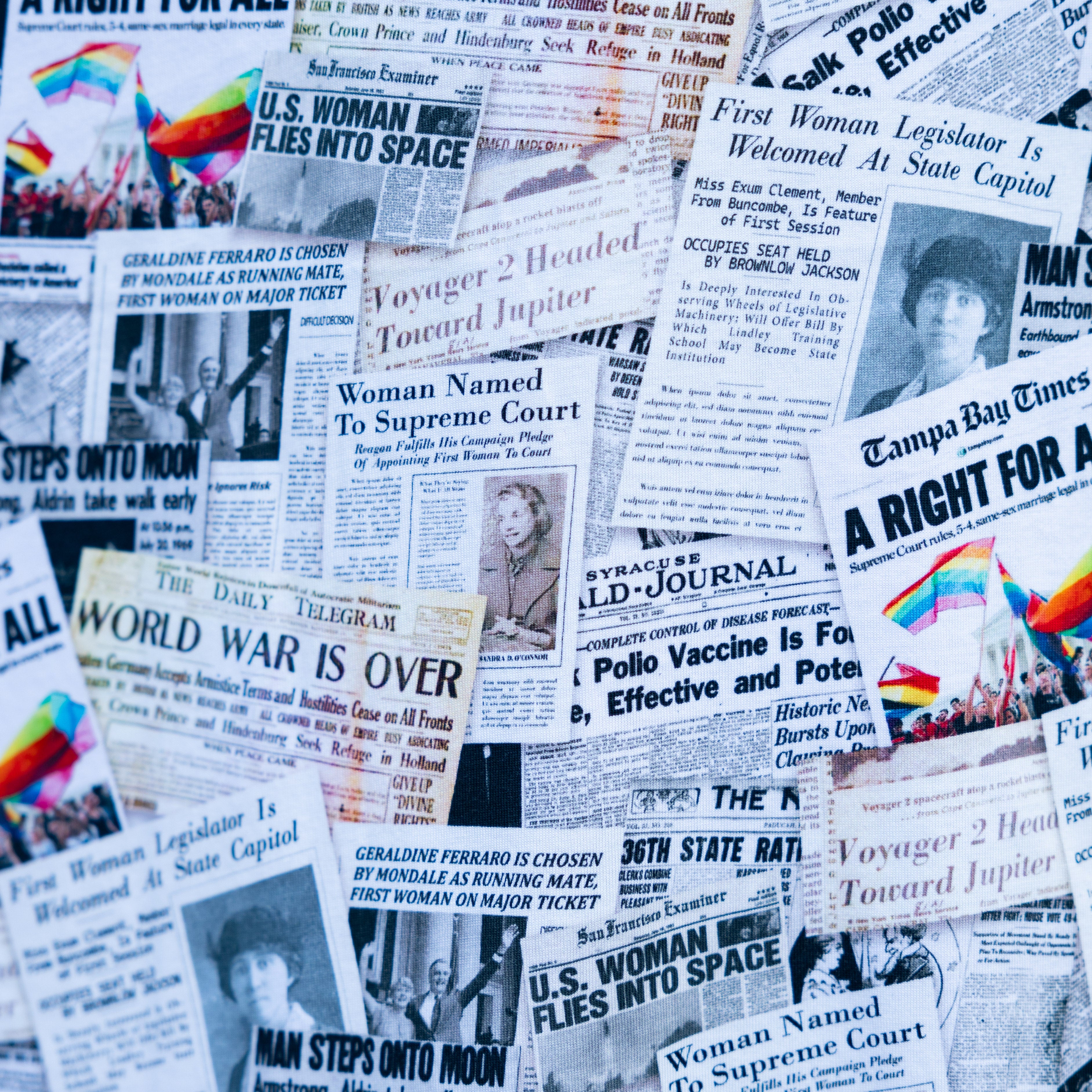 Happy Headlines 3/4th Sleeves Long Tunic