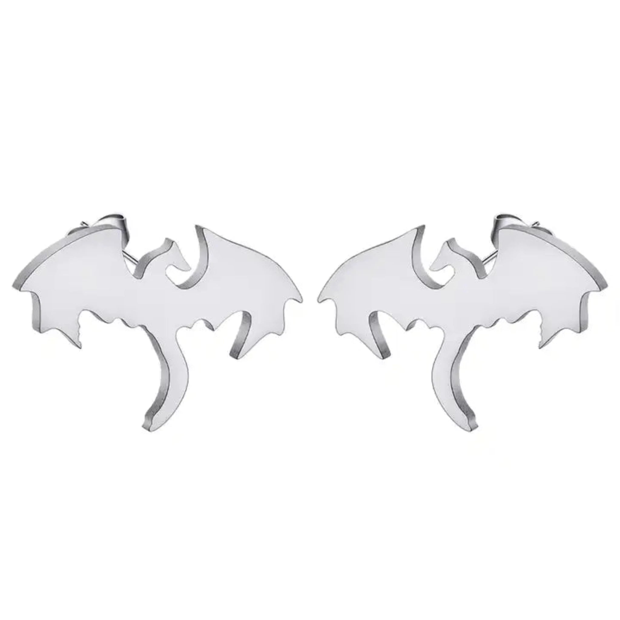 Small Dragon Stainless Steel Earrings