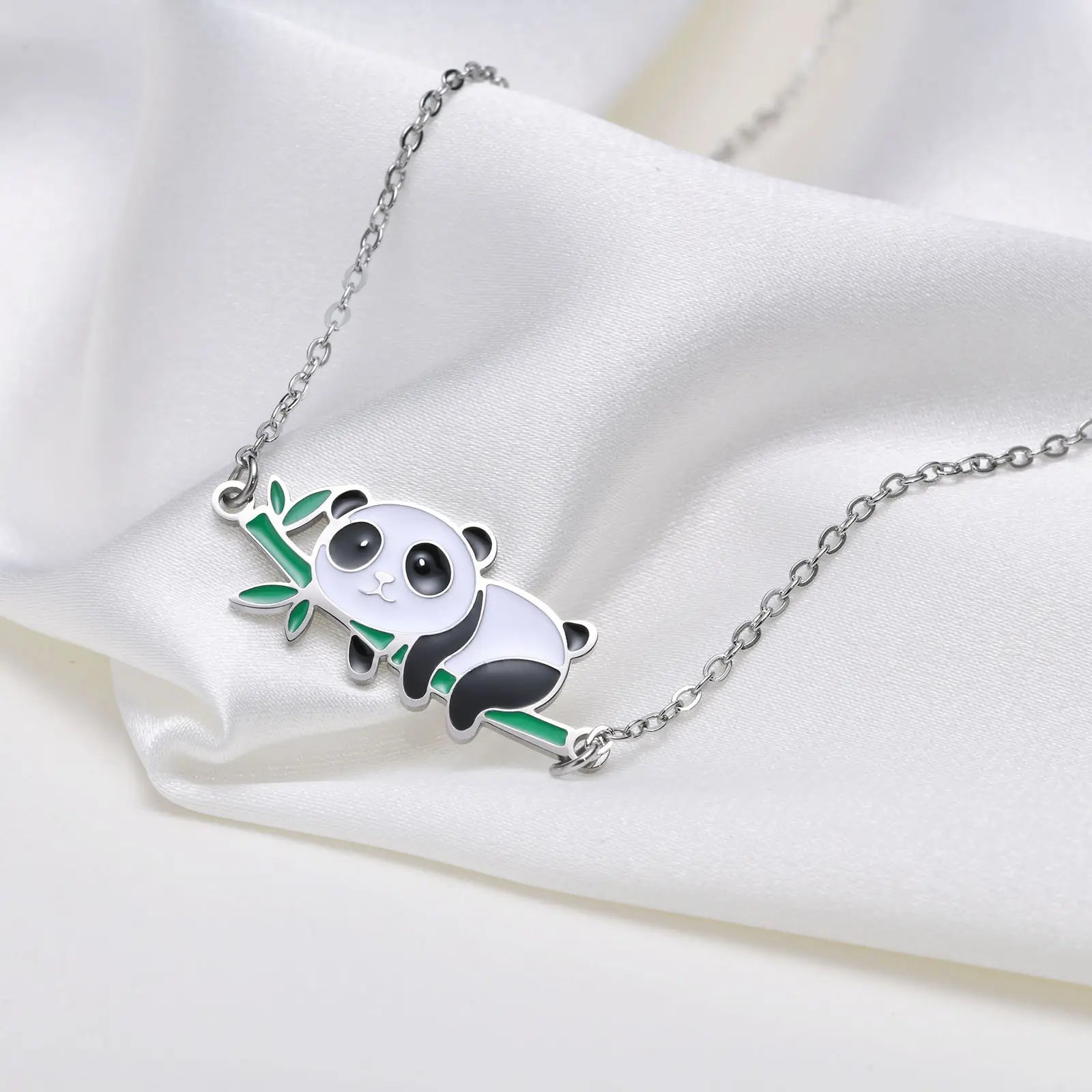 Panda Stainless Steel Necklace