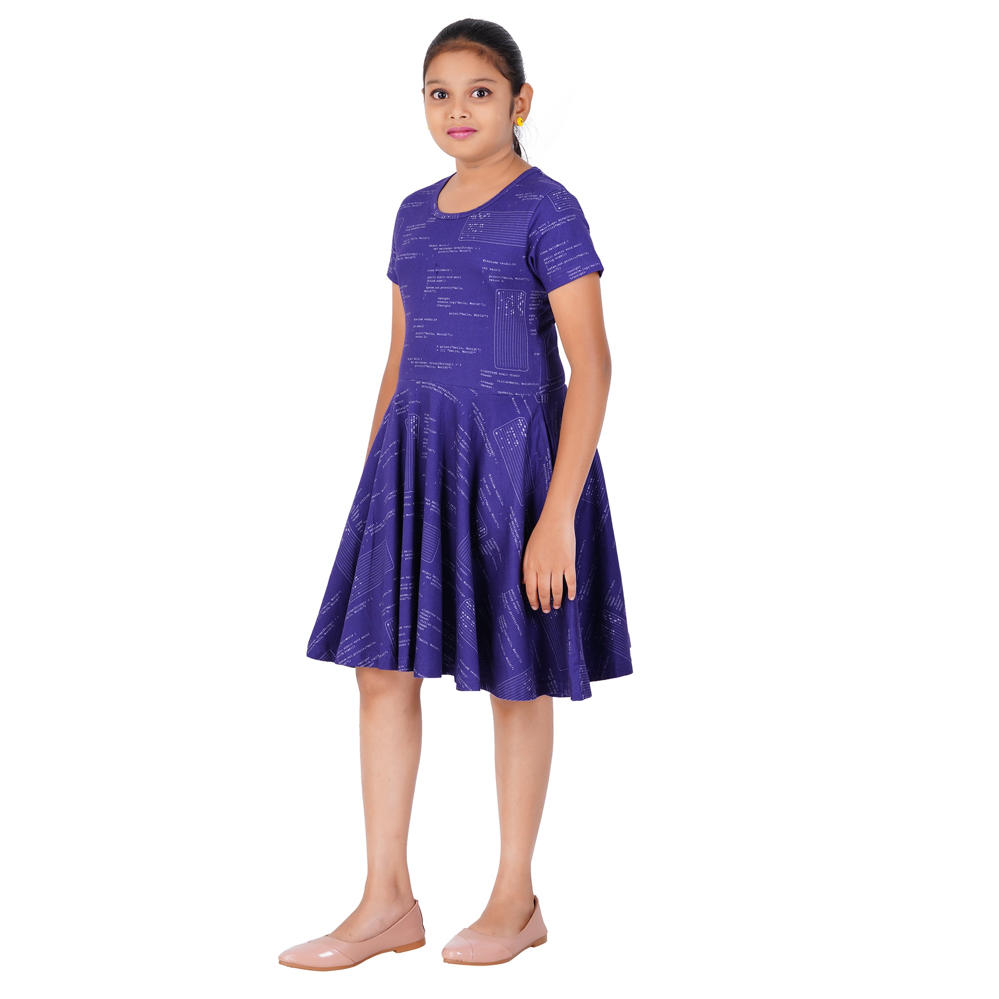 Hello World Kids Twirl Dress [FINAL SALE]