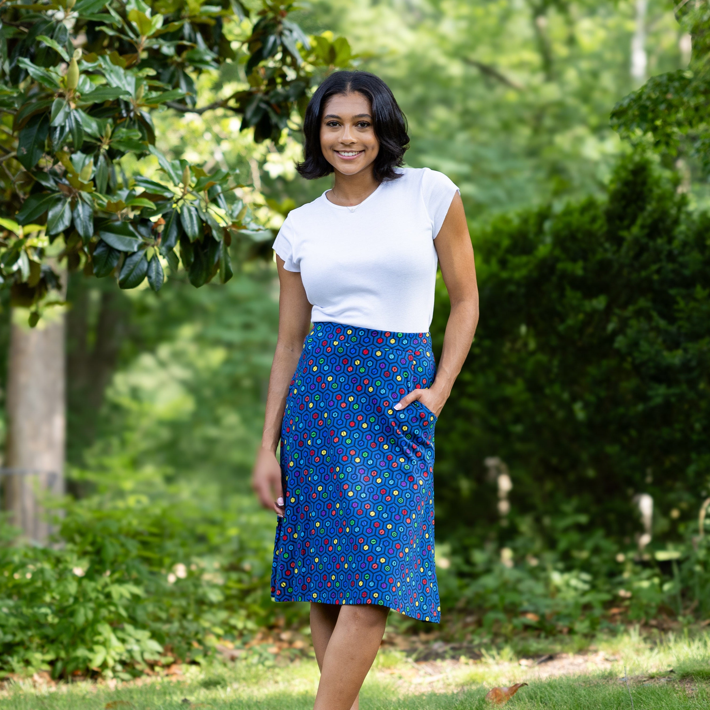 Hexa STEAM A-Line Skirt