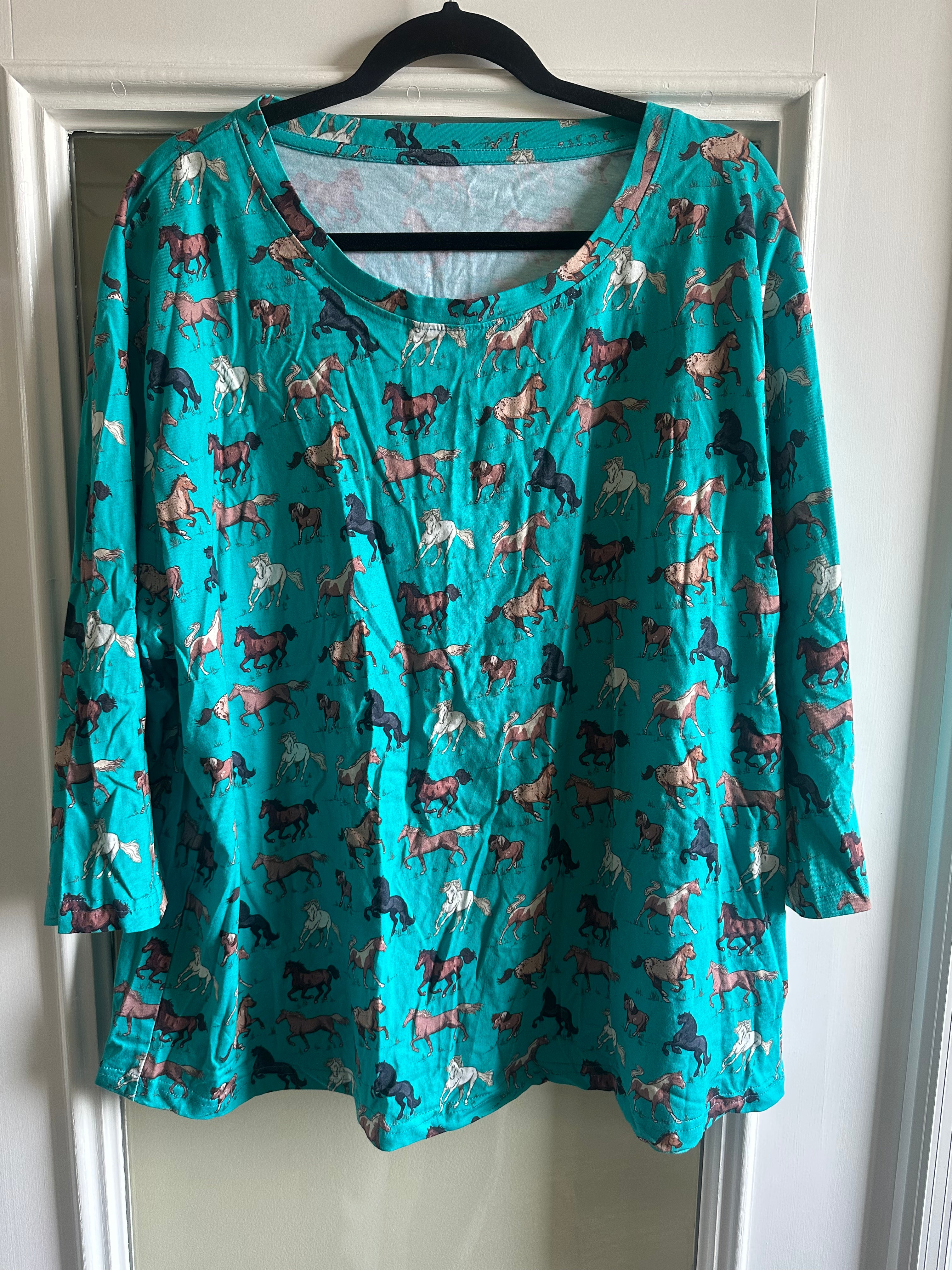 Horsing Around Top Sample - 3XL
