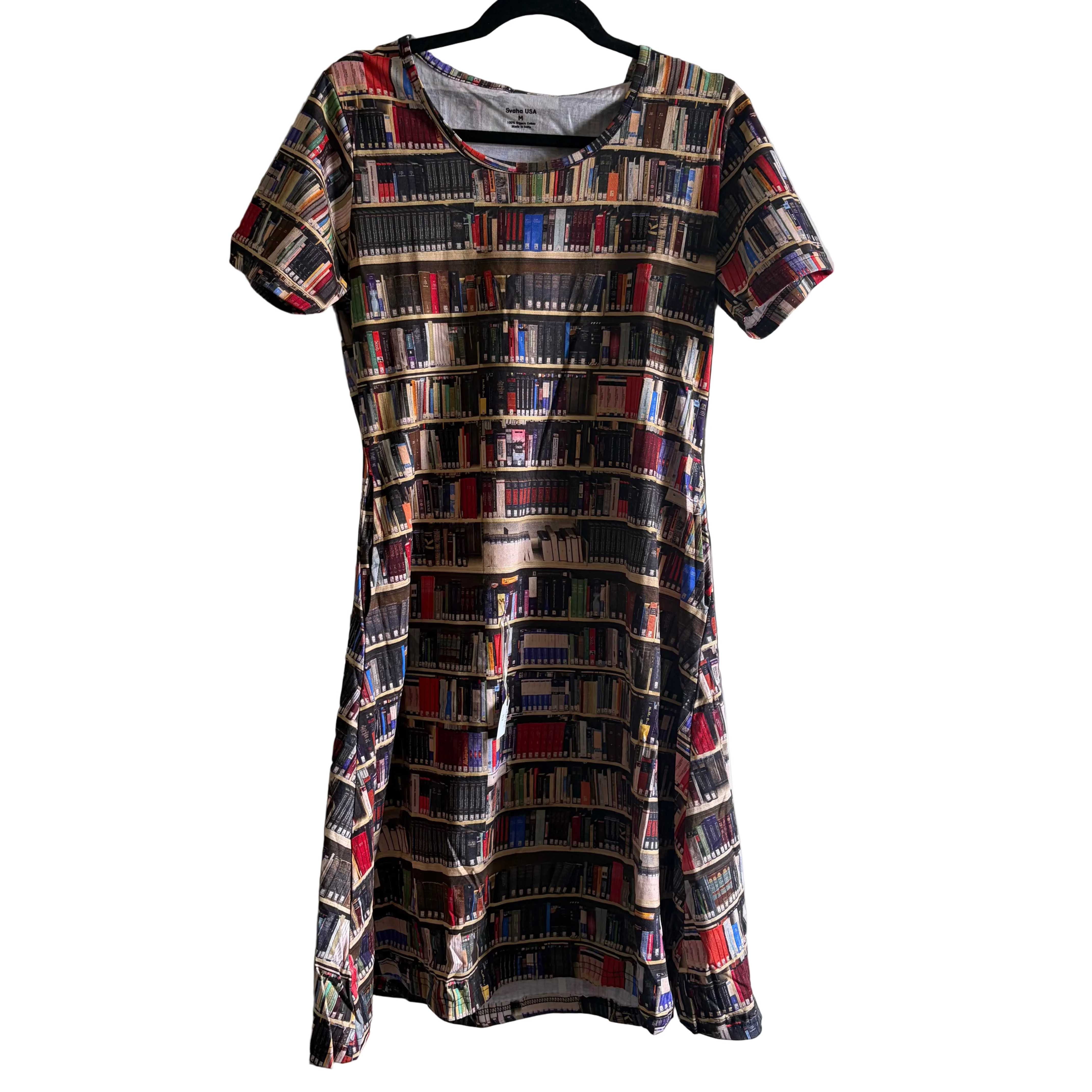Library Shelves Dress Sample - M