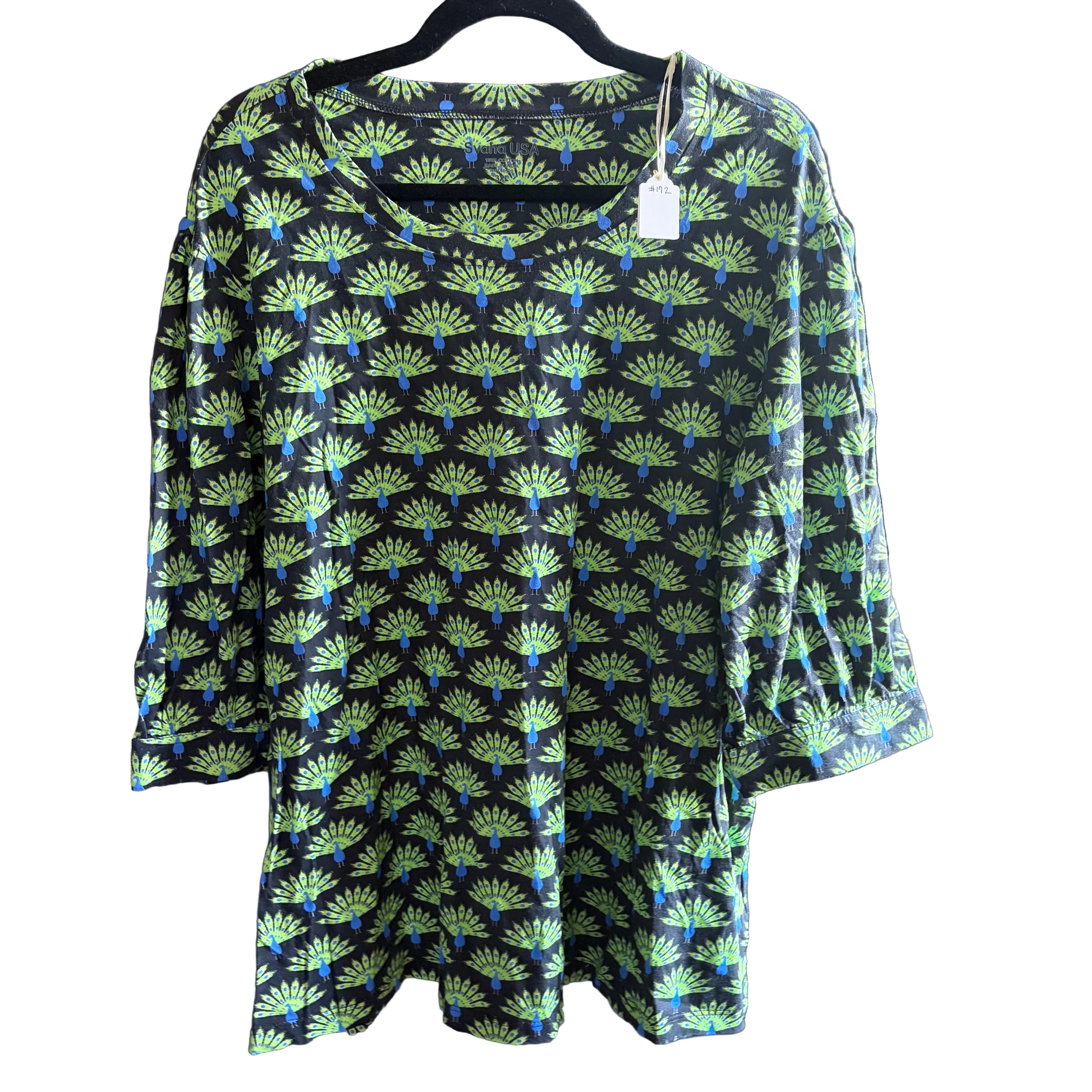 Peacock Top Sample - 3XL
