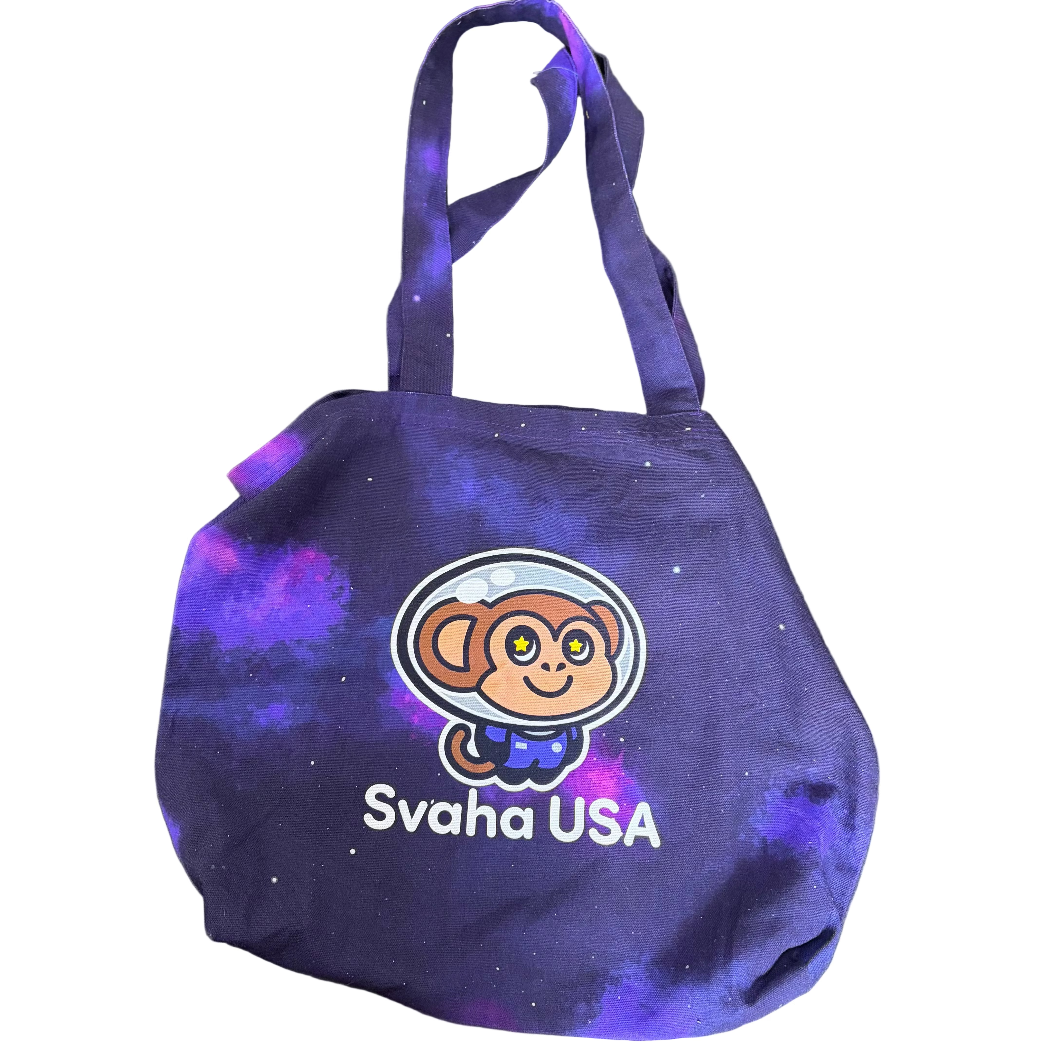 Galaxy Monkey Tote Bag Sample