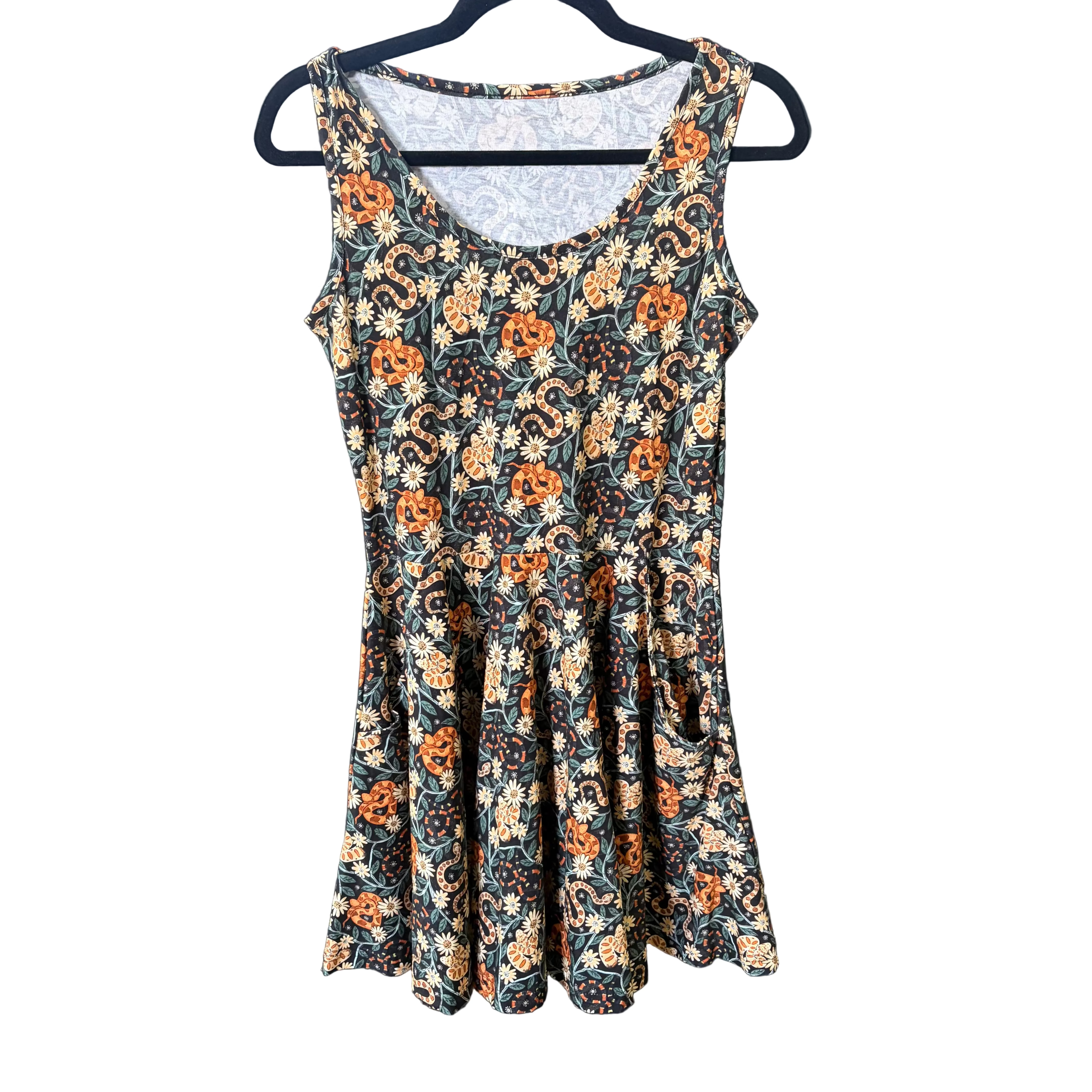 Slither & Bloom Skater Dress Sample - S