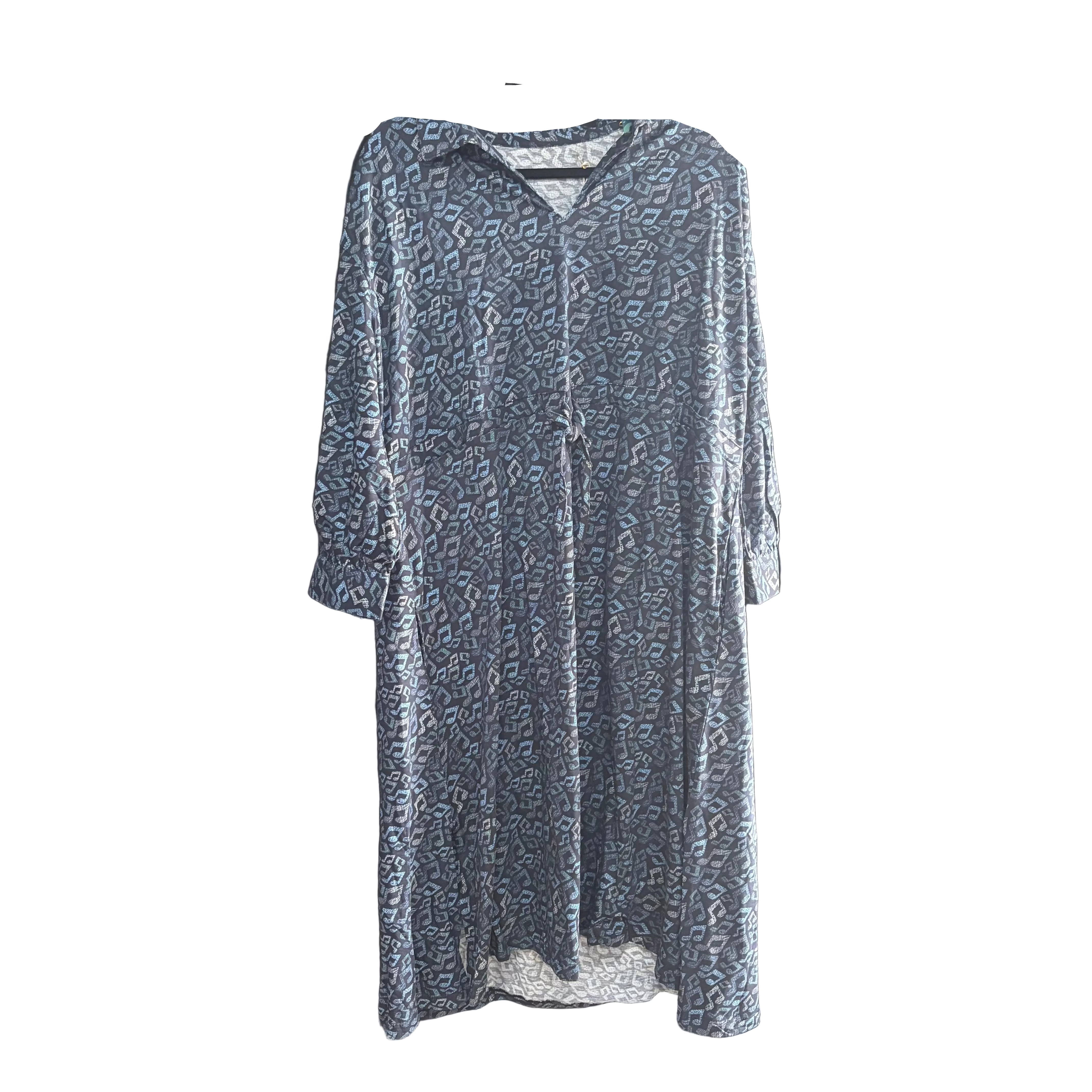 Musical Notes Dress Sample - XL