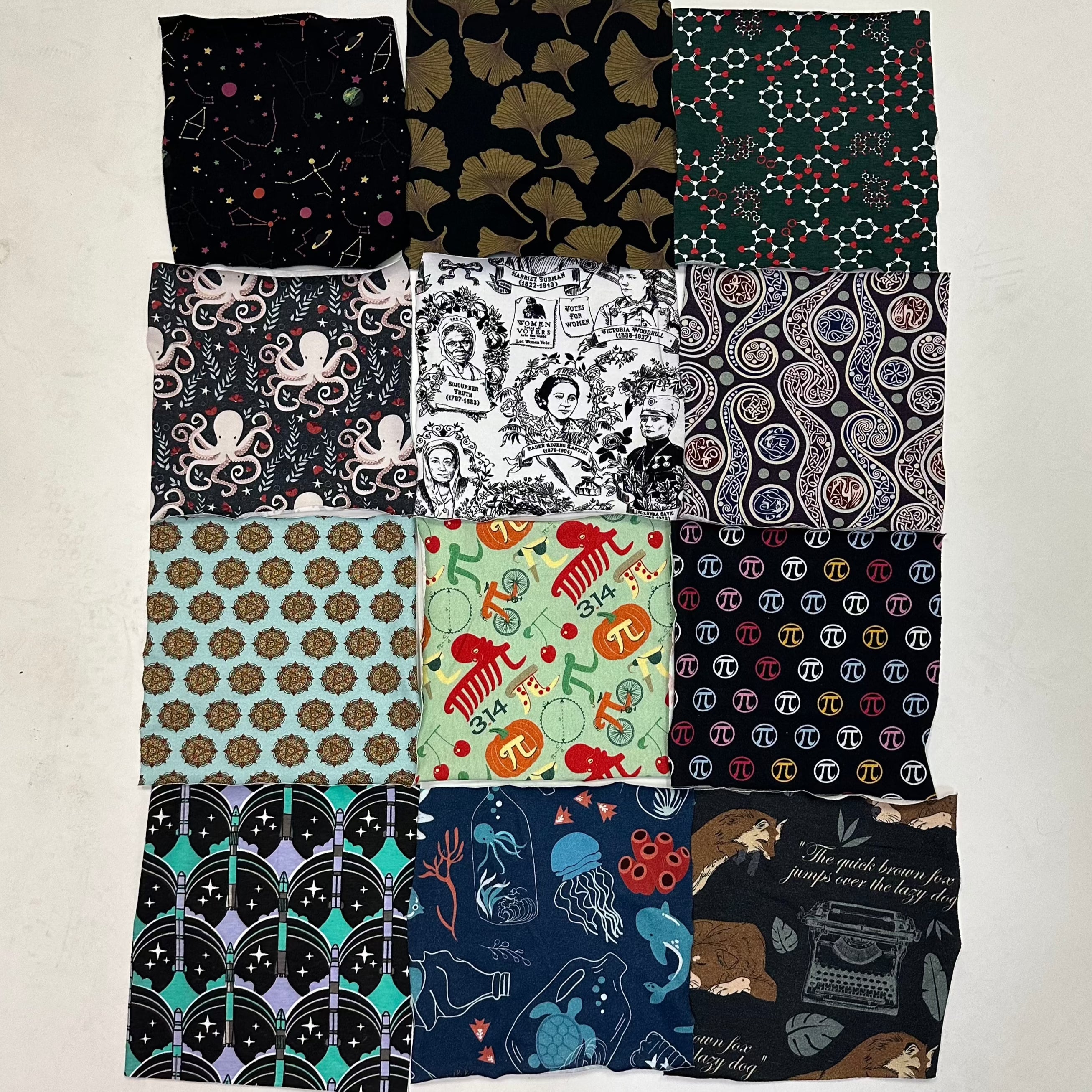 STEAM Fabric Swatches