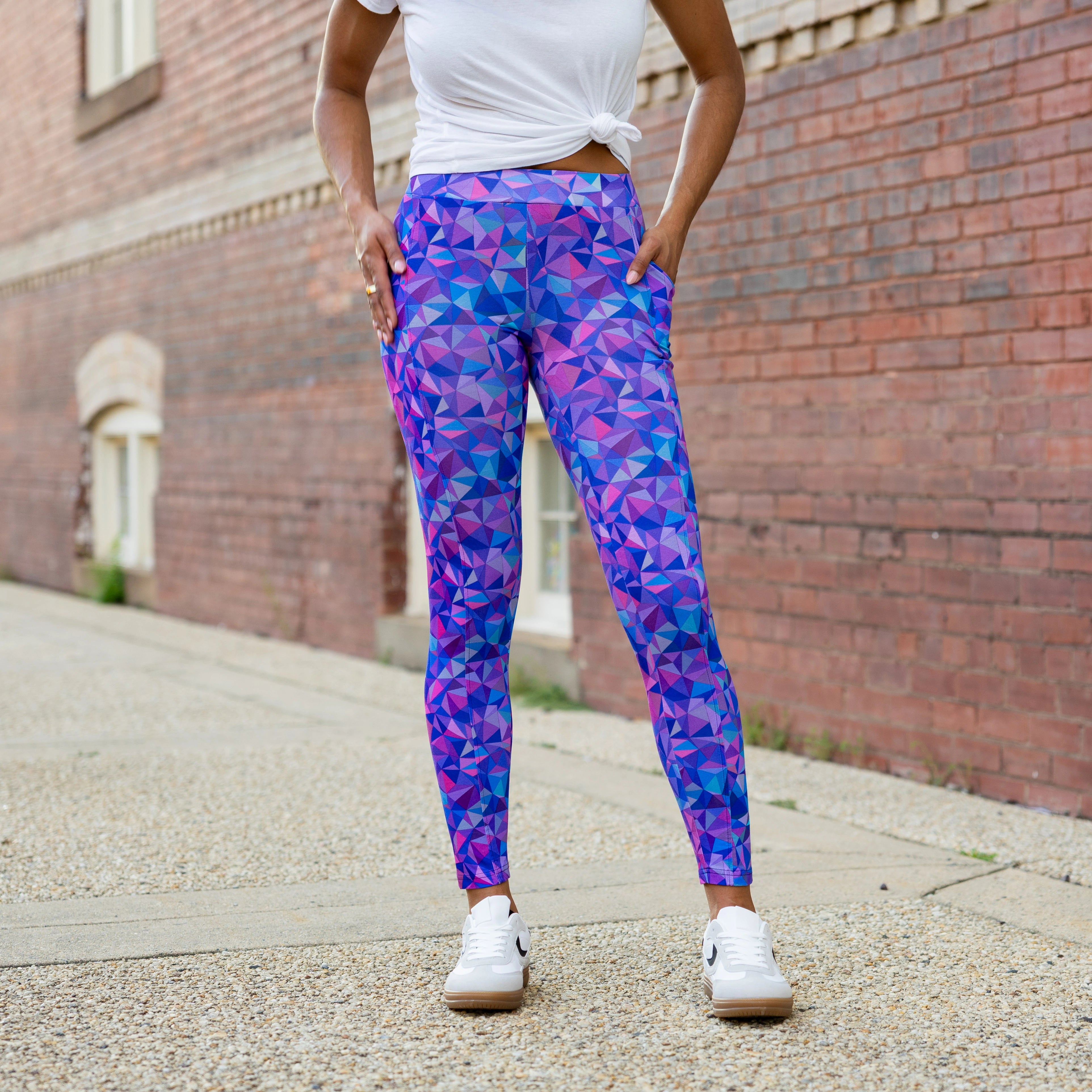 Kaleidoscope Adults Leggings with Pockets