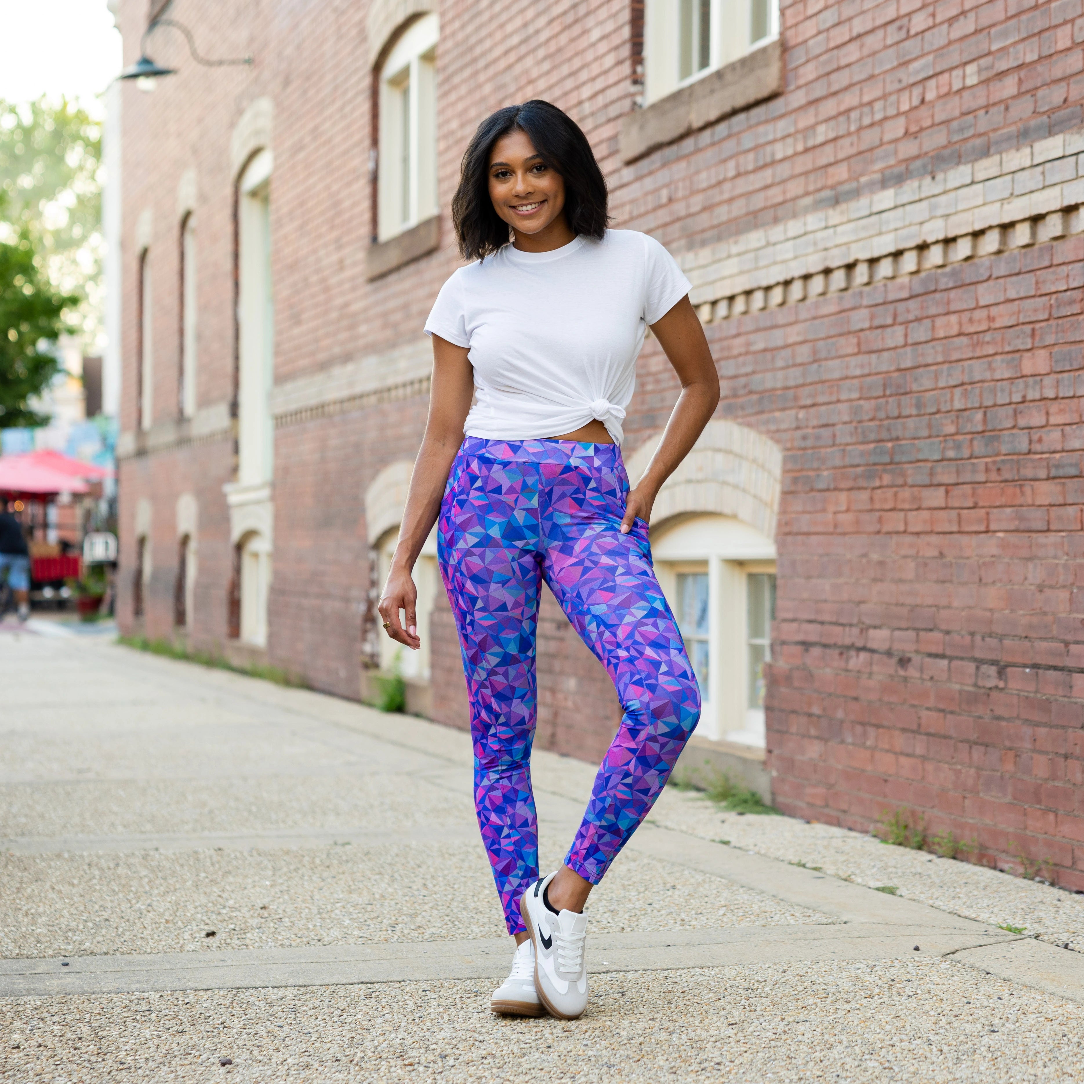 Kaleidoscope Adults Leggings with Pockets