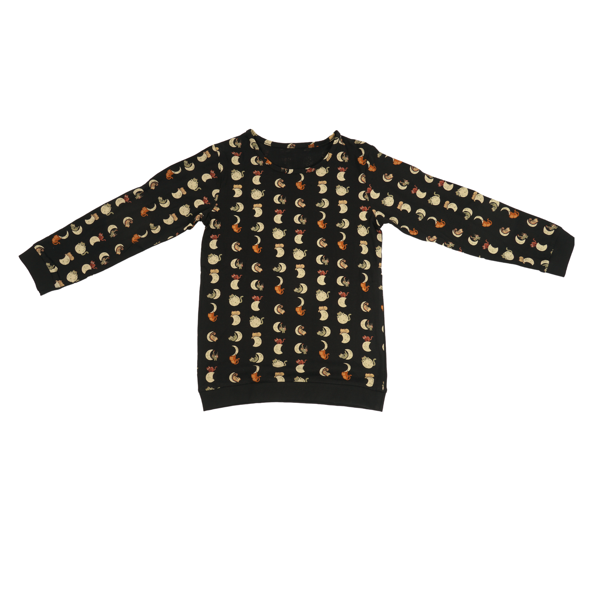 Lunar Kitty Glow-in-the-Dark Kids Pajamas Set