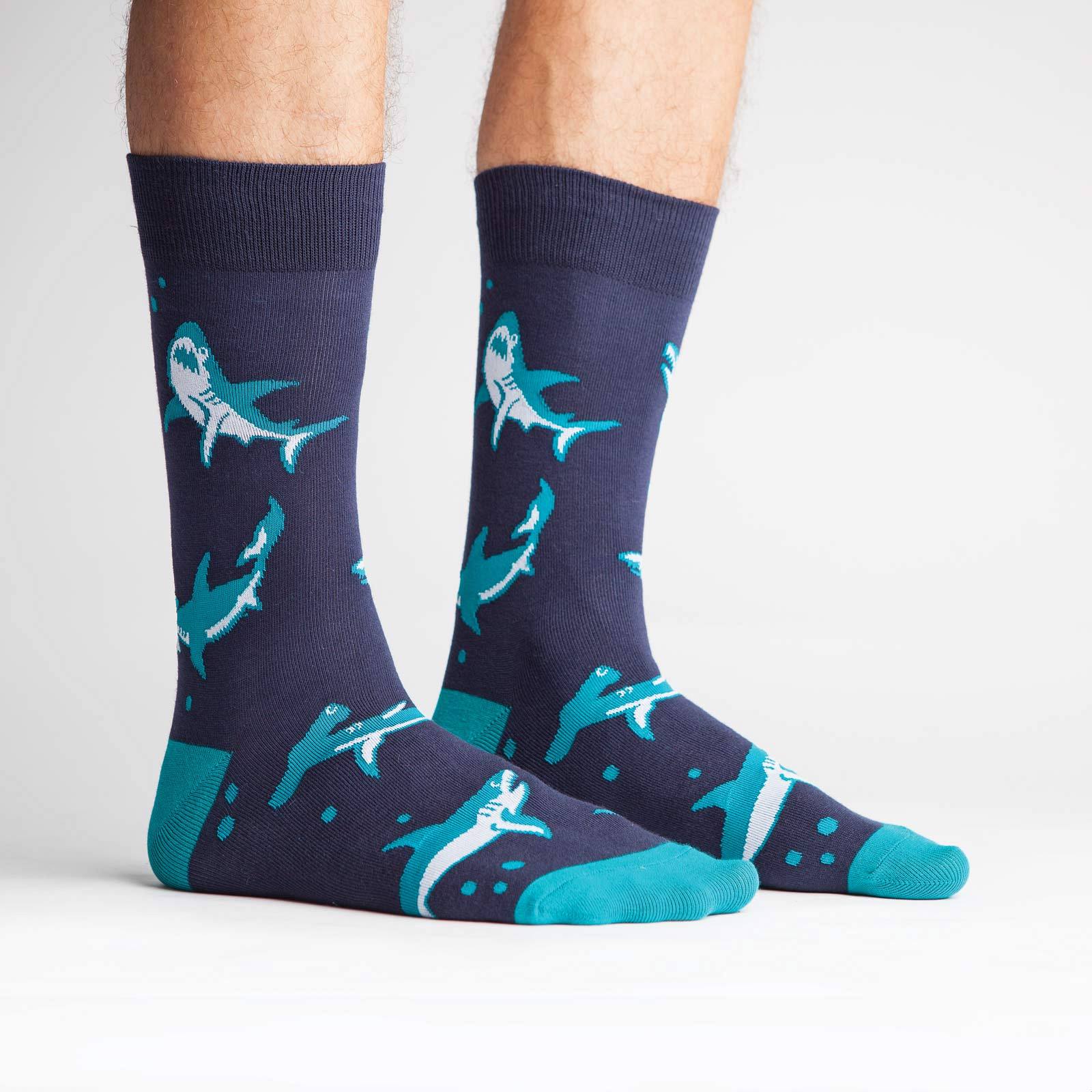 Shark Attack Crew Socks