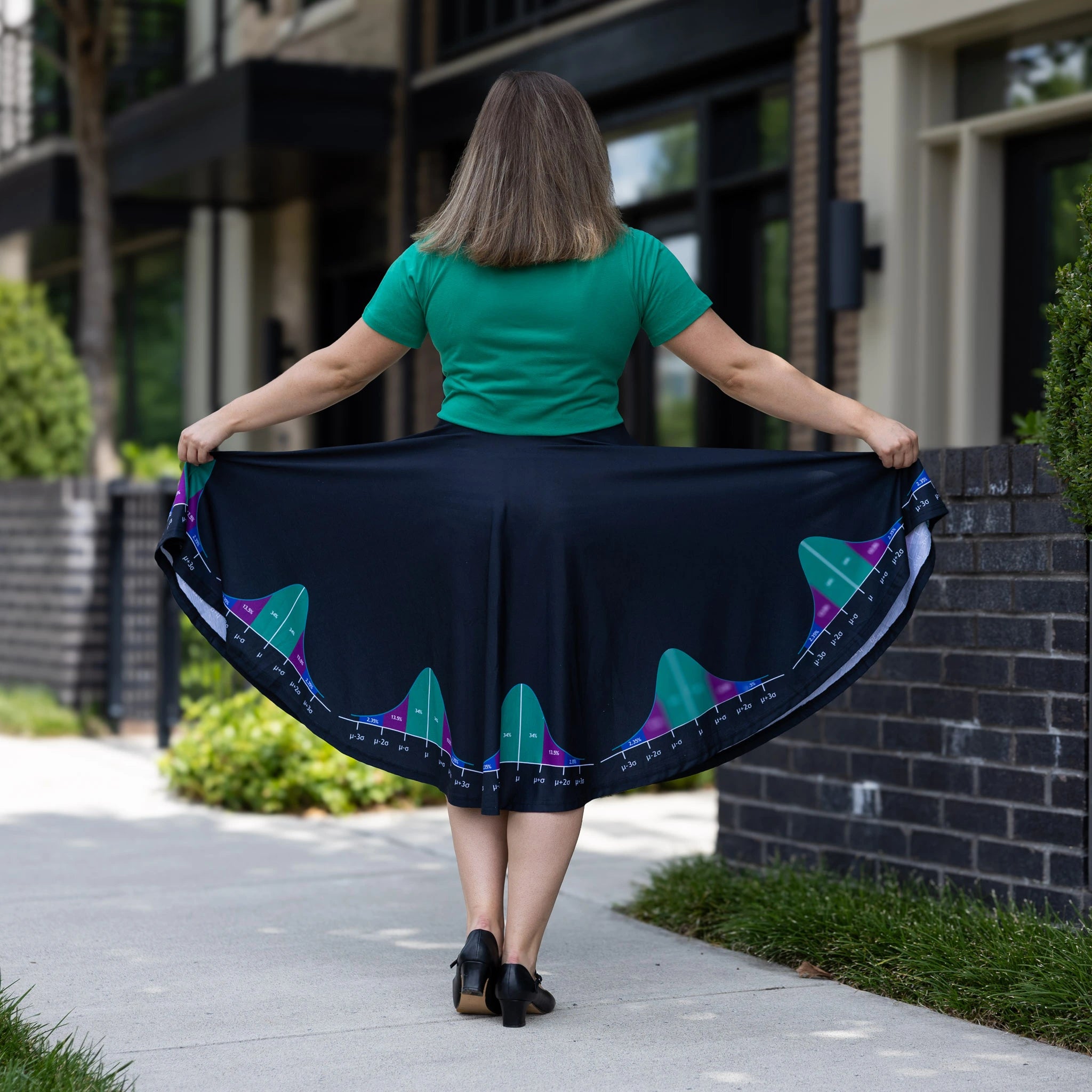 Bell Curve Full Twirl Dress