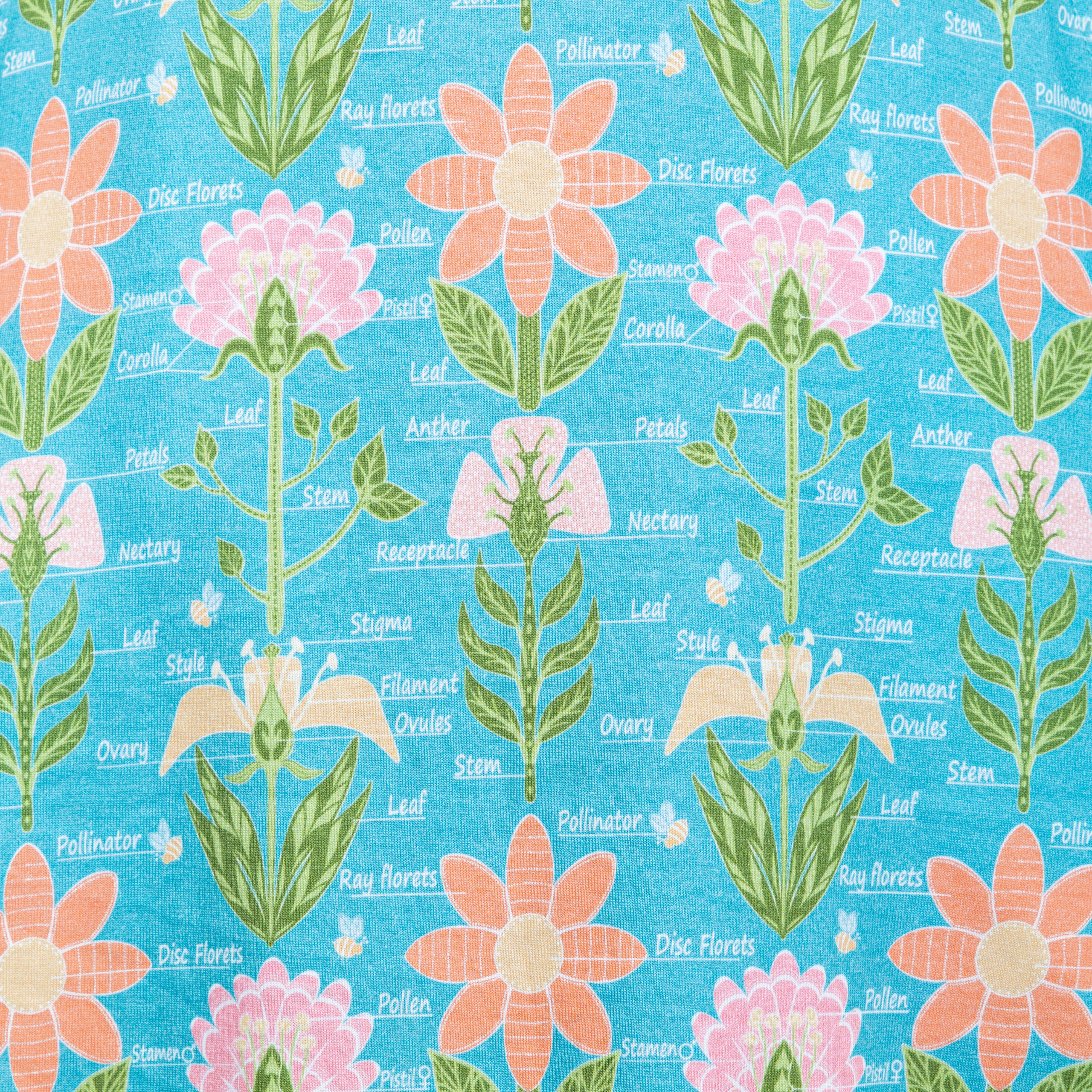 Parts Of A Flower Tunic Top