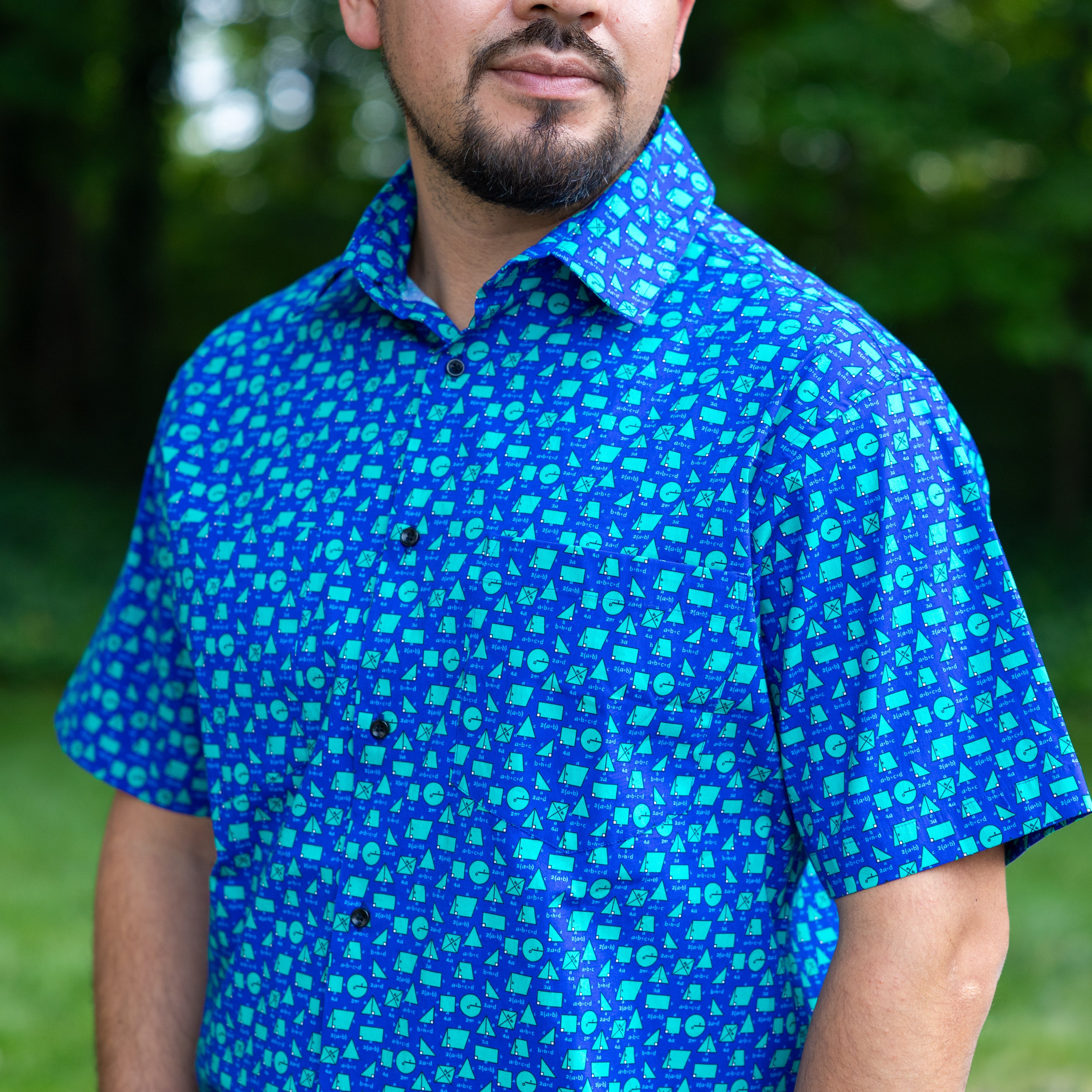 Perimeter Short Sleeves Button-Up Shirt