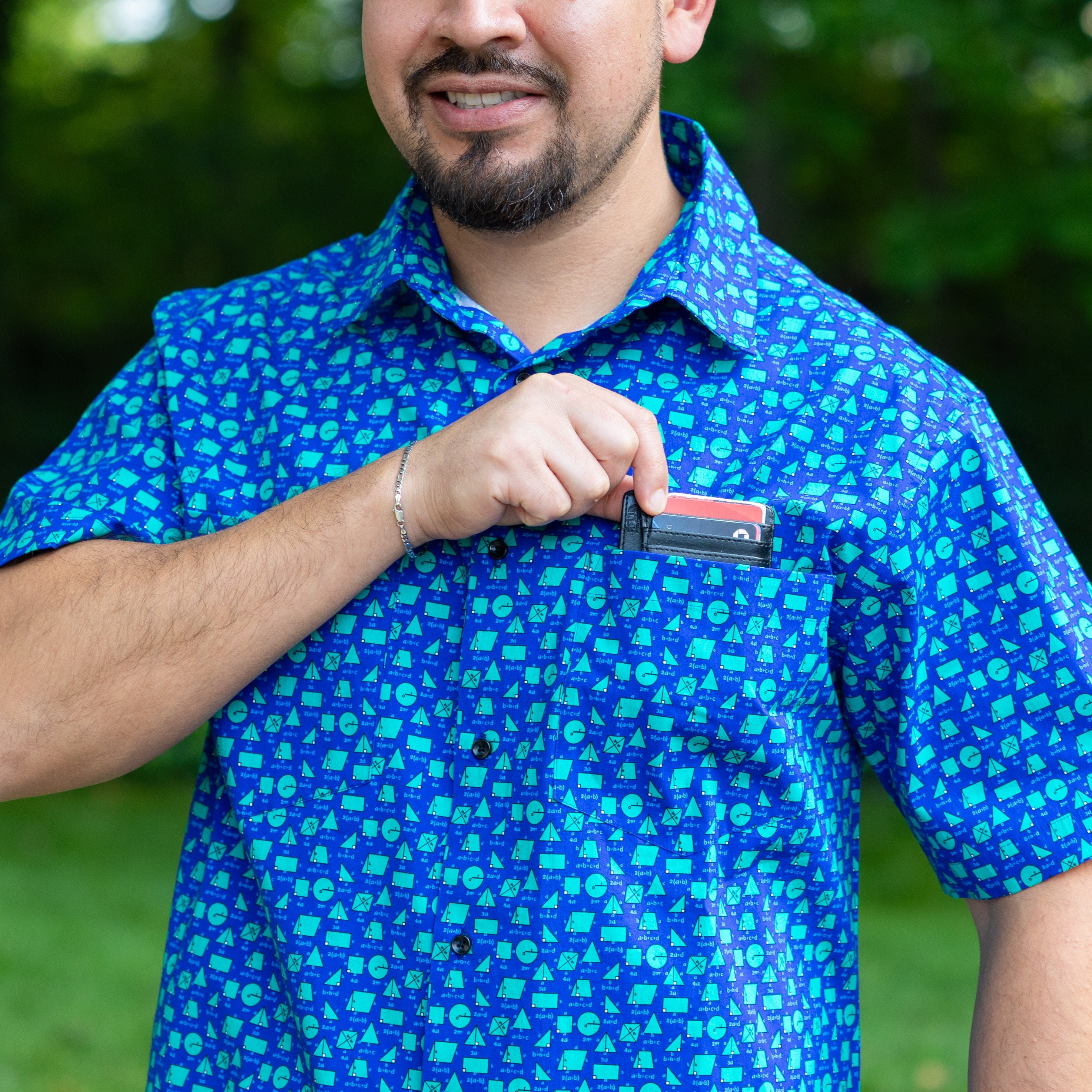 Perimeter Short Sleeves Button-Up Shirt