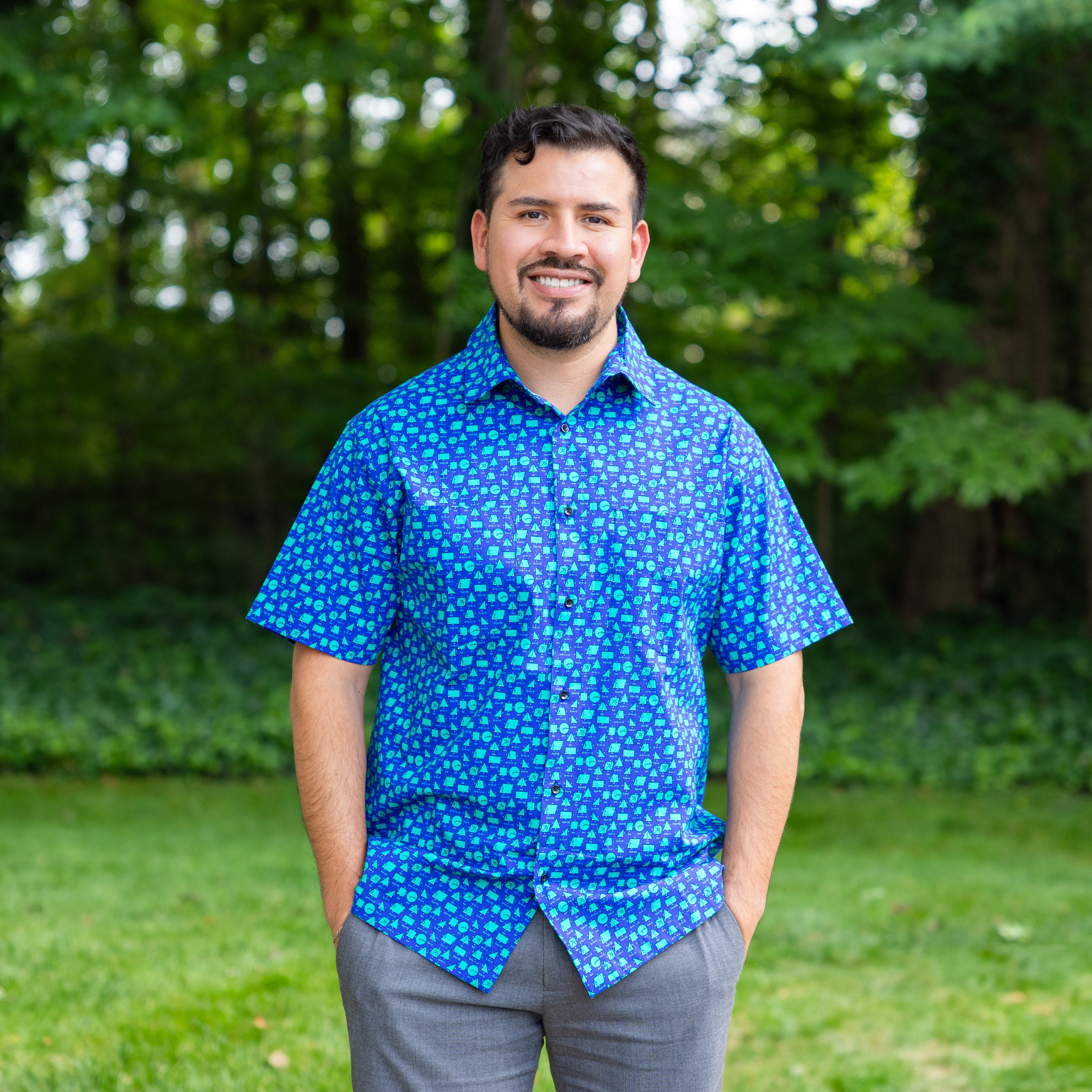 Perimeter Short Sleeves Button-Up Shirt