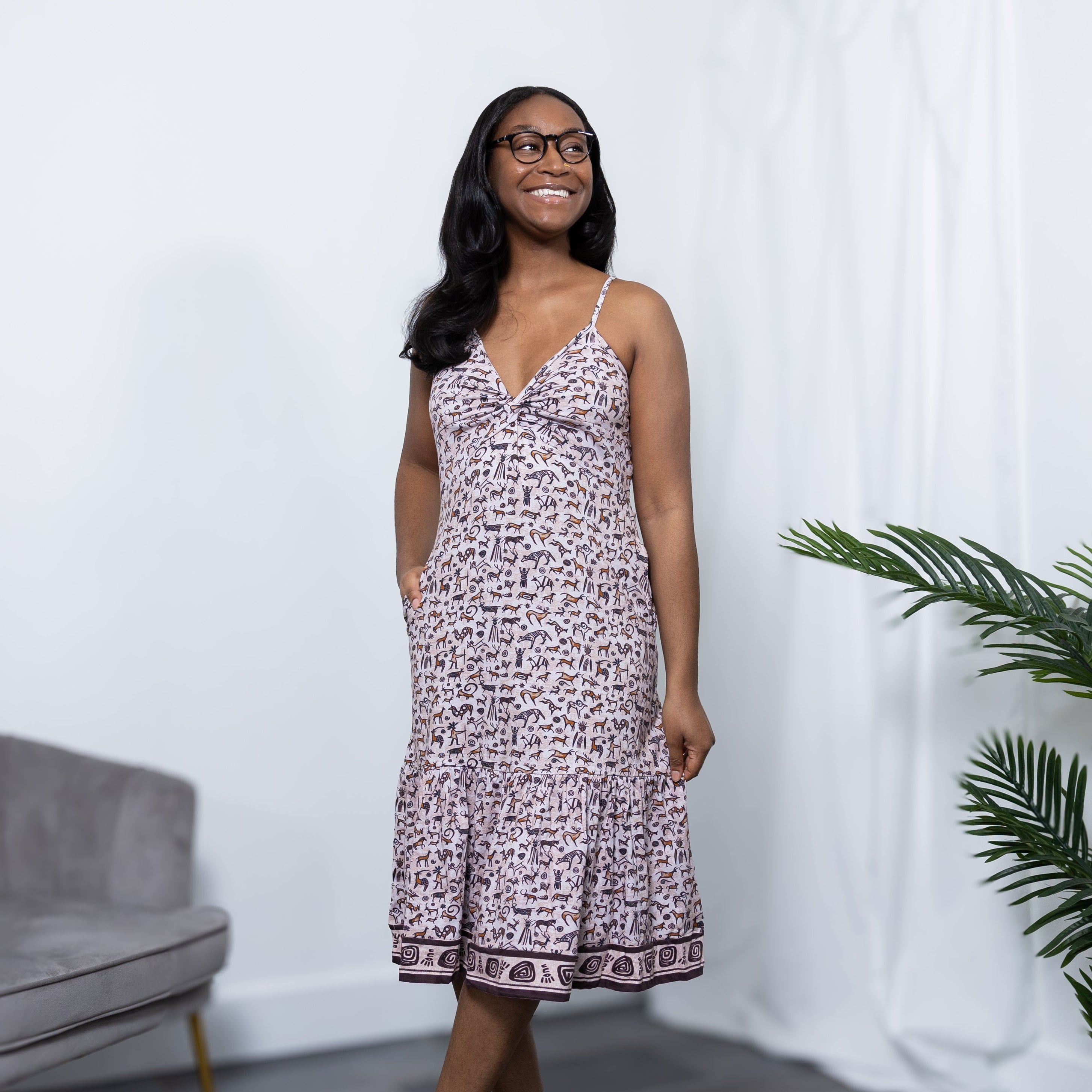 Petroglyphs Frill Dress