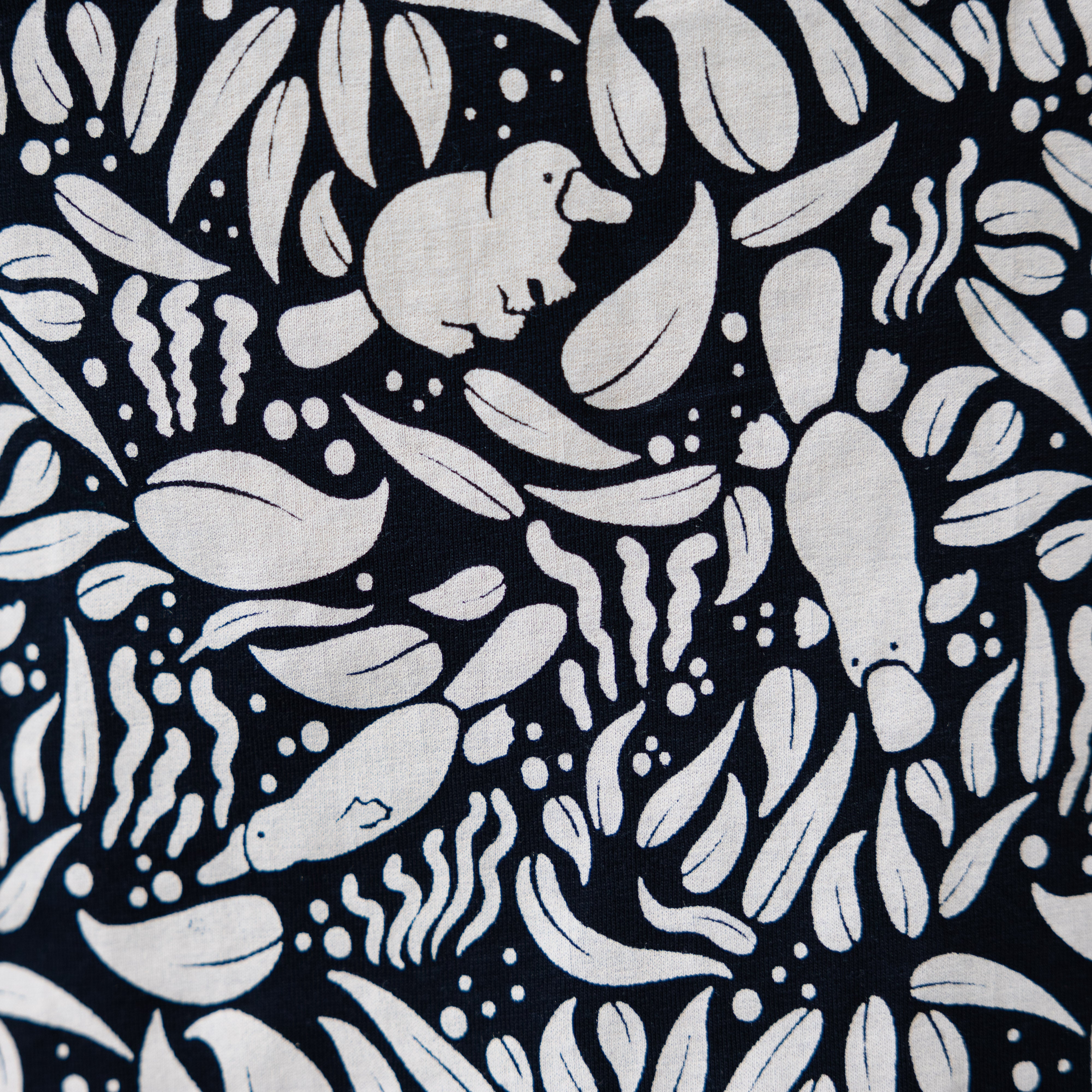 Platypus Elastic Puff-Sleeves Midi Dress