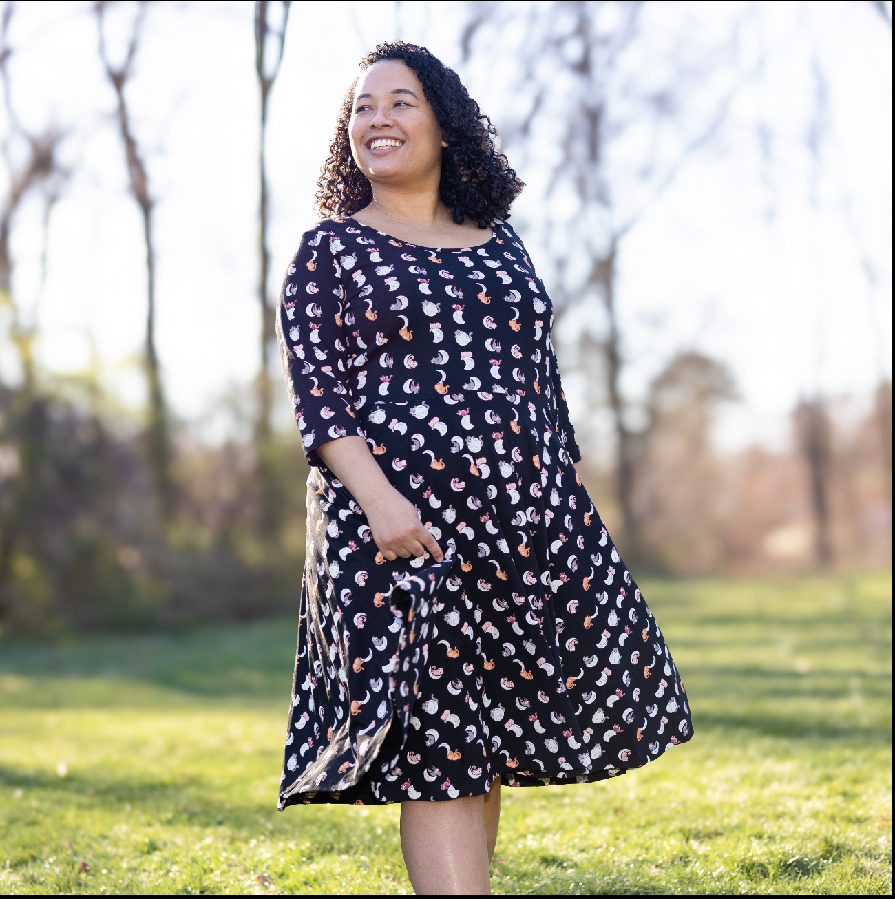 Lunar Kitty Dress Sample - 3XL