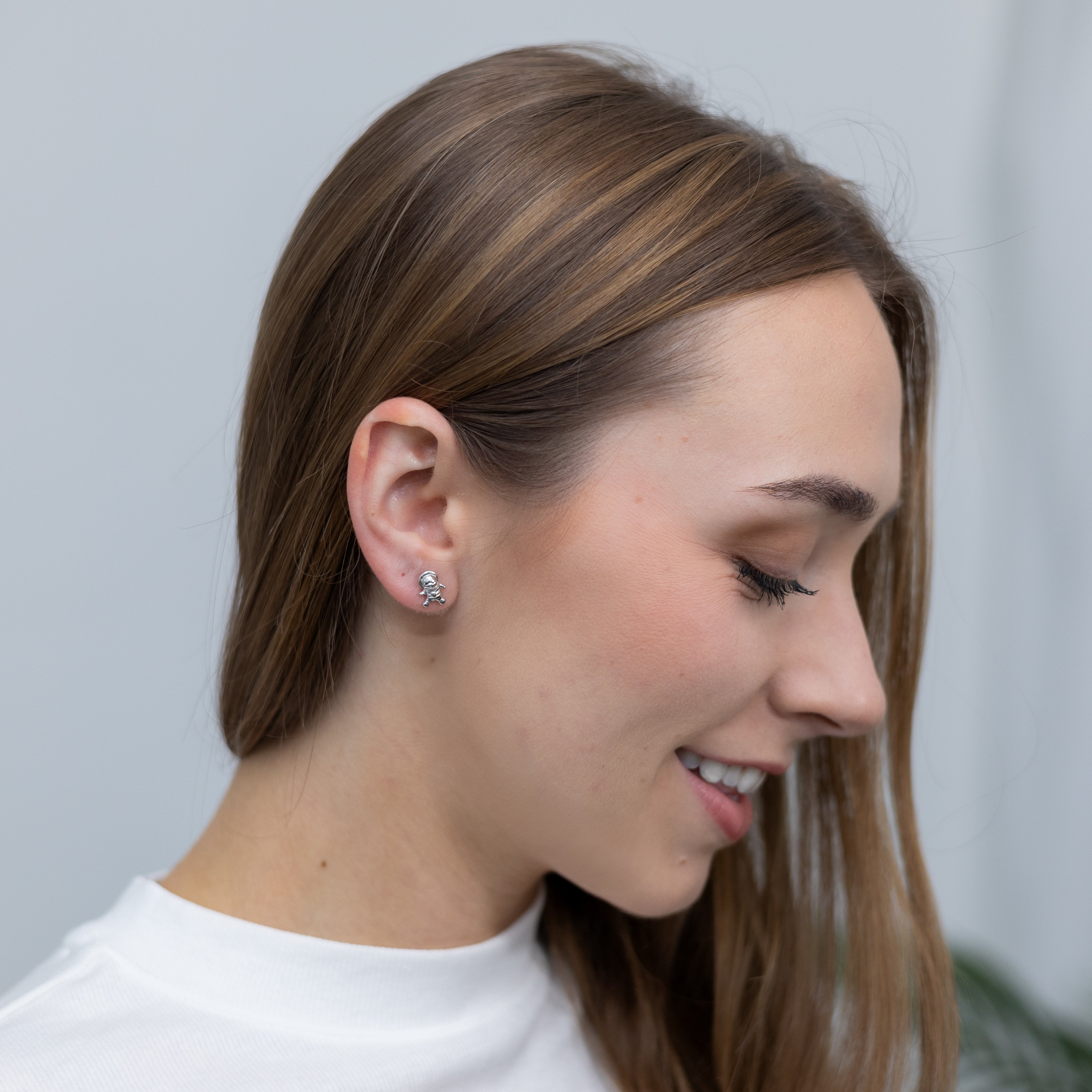 Space Otters Sterling Silver Earrings