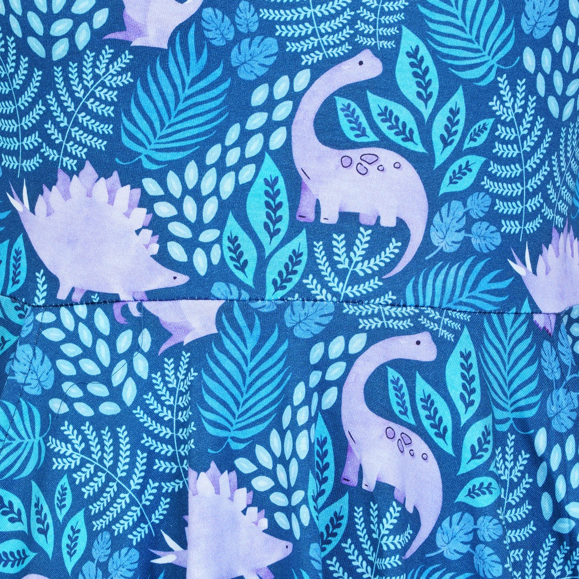 Tropical Dinosaur Twirl Dress