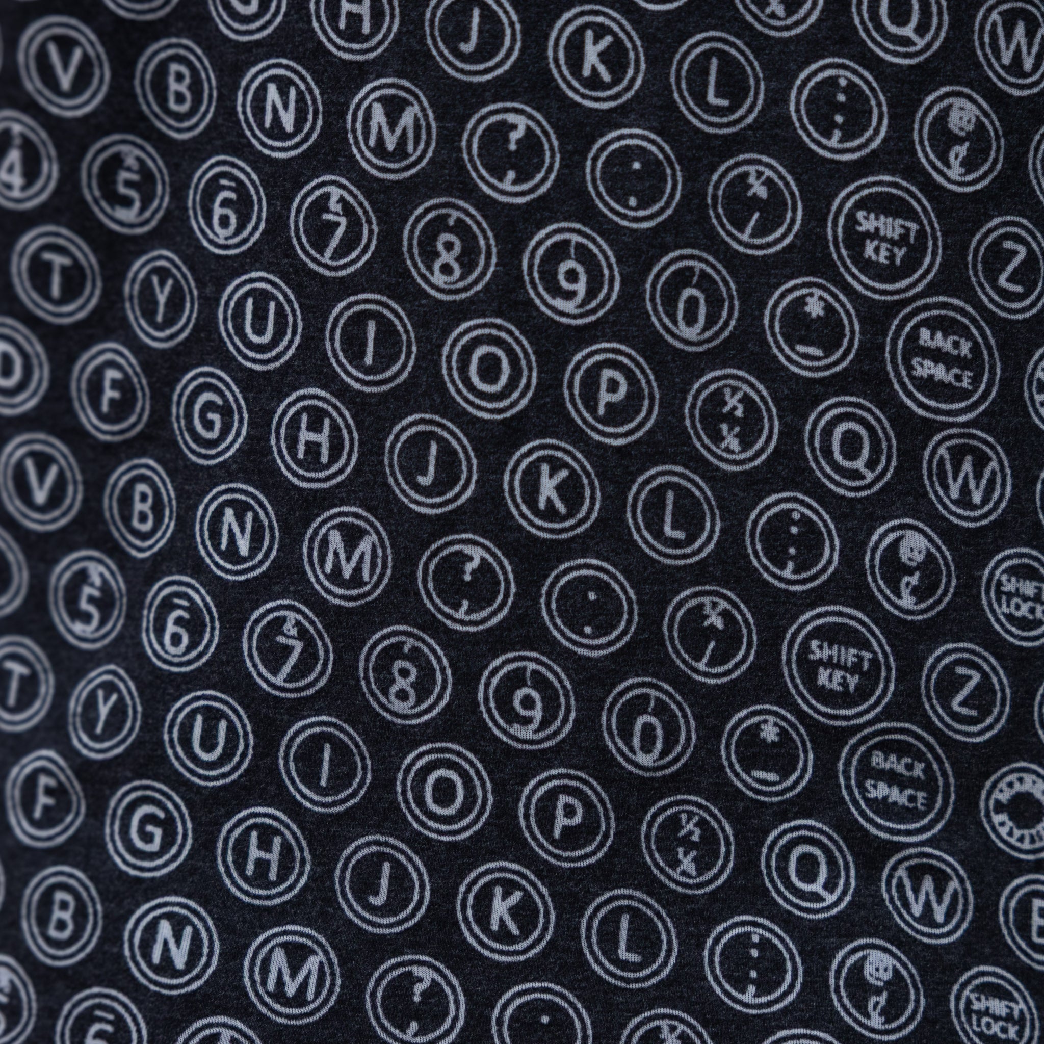 Typewriter Keys Burnout Cardigan