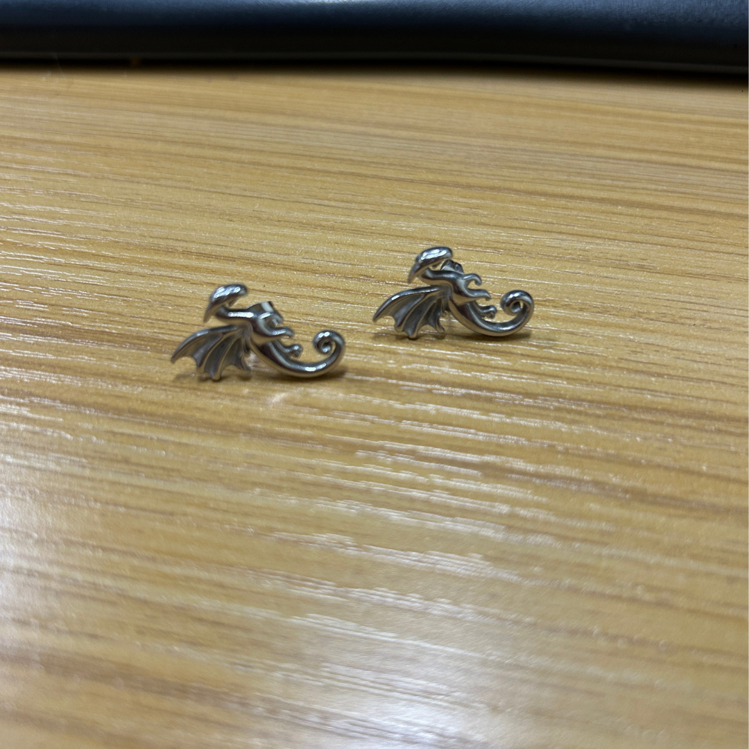 Dragons Stainless Steel Stud Earrings